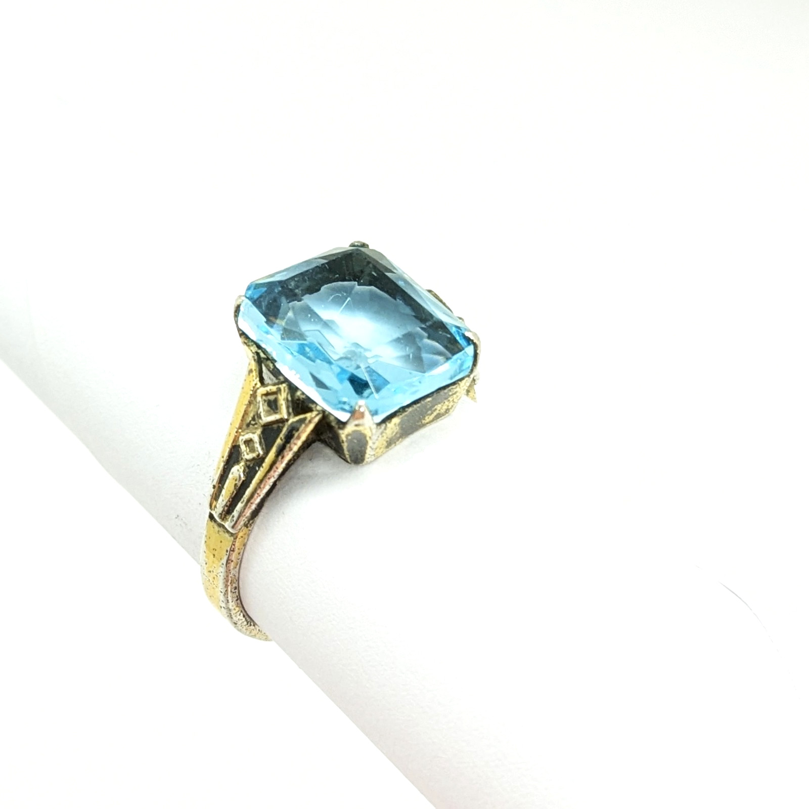 Vintage Luxury Soviet RING Silver⭐875 stamp Star USSR-size: 8US (18.5mm) UA #100