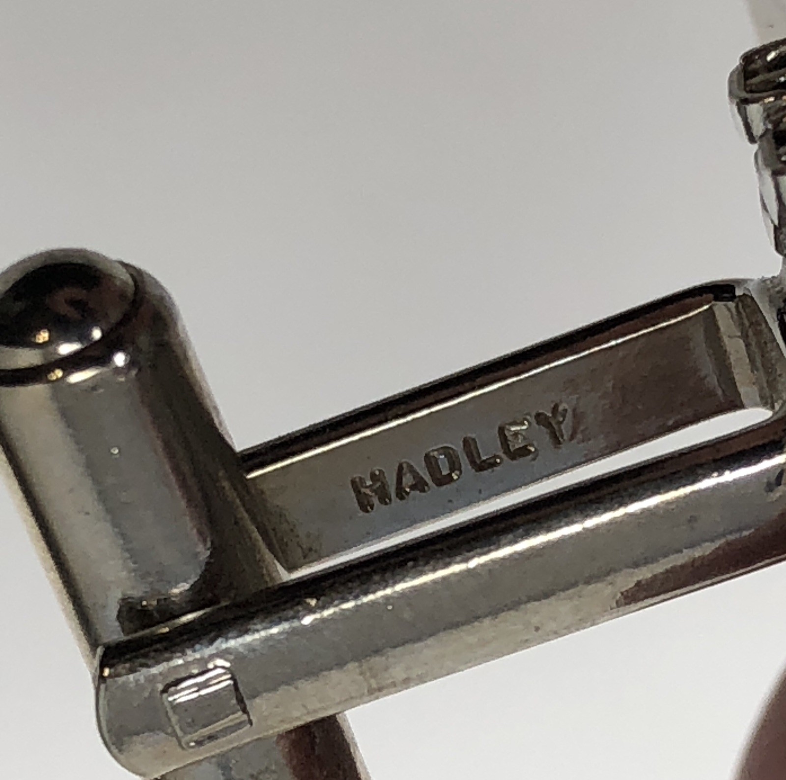 Hadley Cufflinks Wrap Around Silver Tone Mesh – Vintage