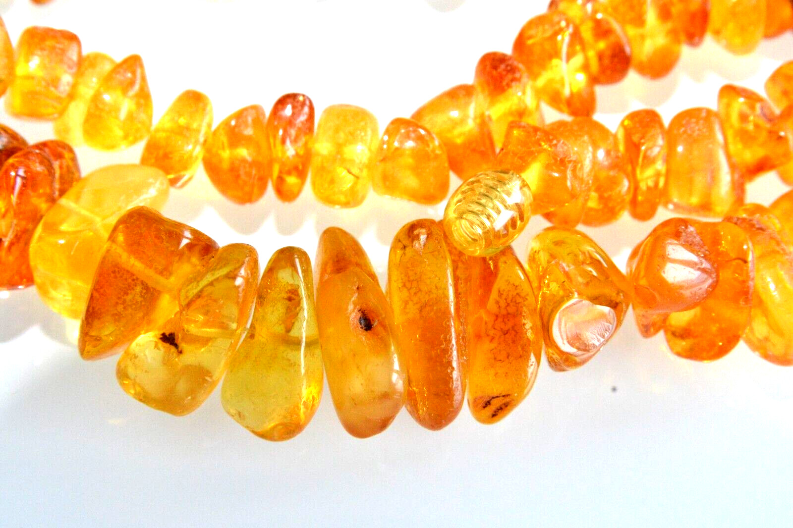 44gr RUSSIAN SOVIET BALTIC AMBER BEAD NECKLACE 琥珀 BRACELET STONE PENDANT EARRING