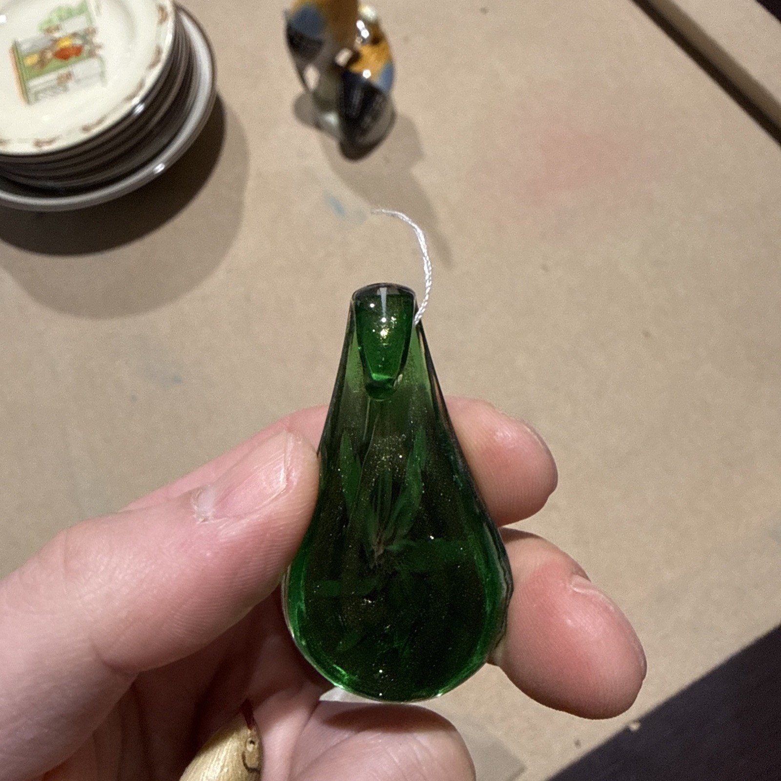 Glass Pendant Chrysanthemum