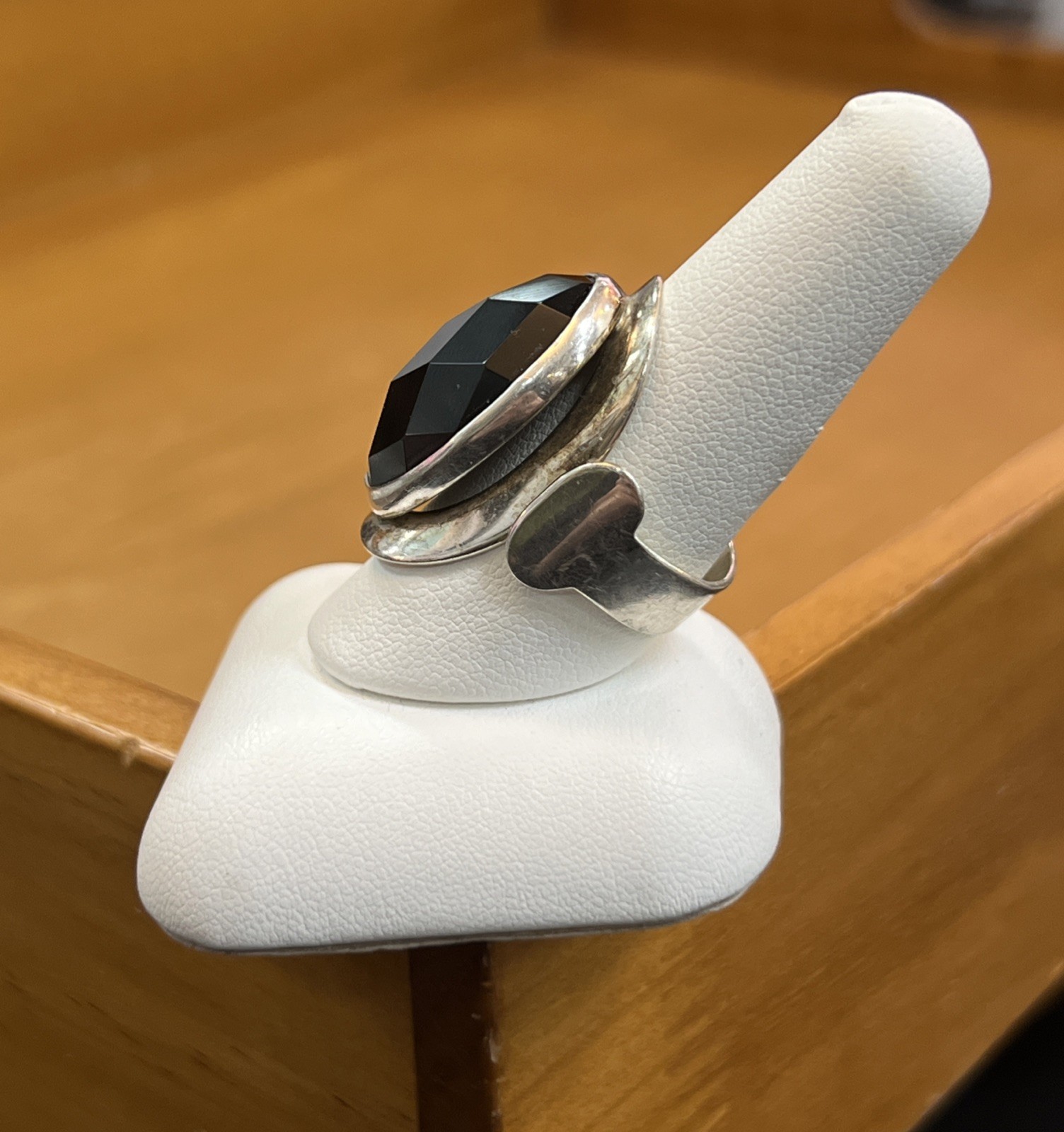 Mexican Designer Dominique Dinouart Sterling Silver Adjustable Ring DDD Signed