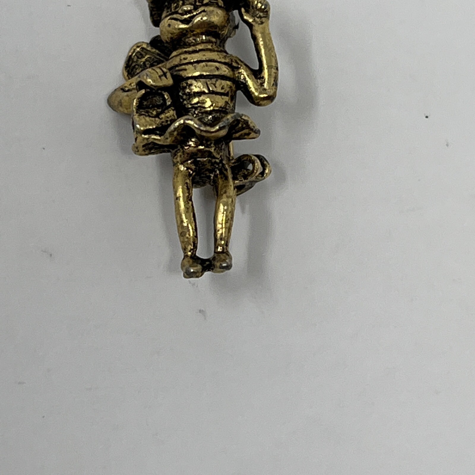 Bumble Honey Bee Fancy Whimsical Lady w/ Dress Hat Shoes Purse Brooch Pin