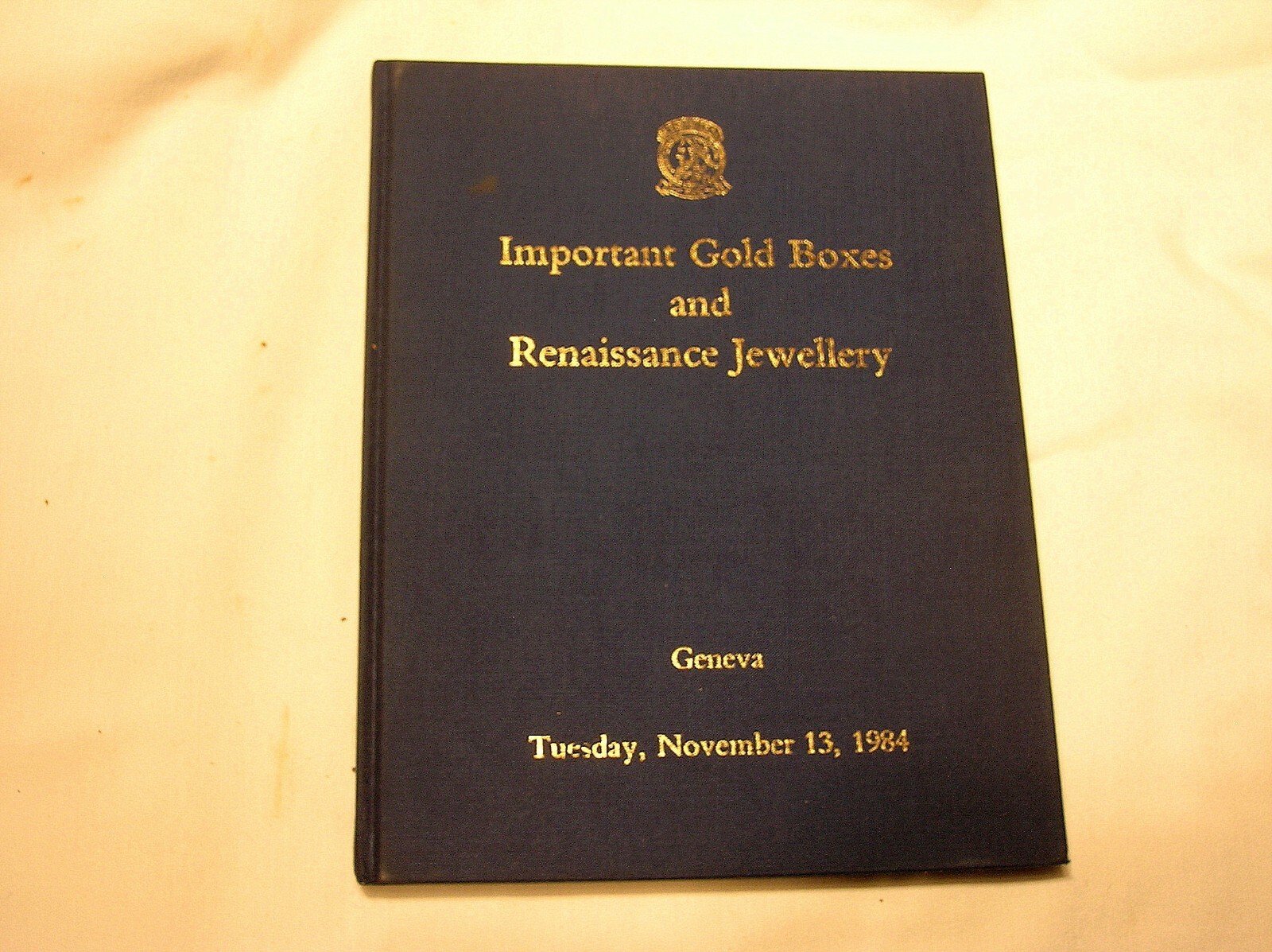 IMPORTANT GOLD BOXES AND RENAISSANCE JEWELRY, CHRISTIE’S AUCTION GENEVA 1984