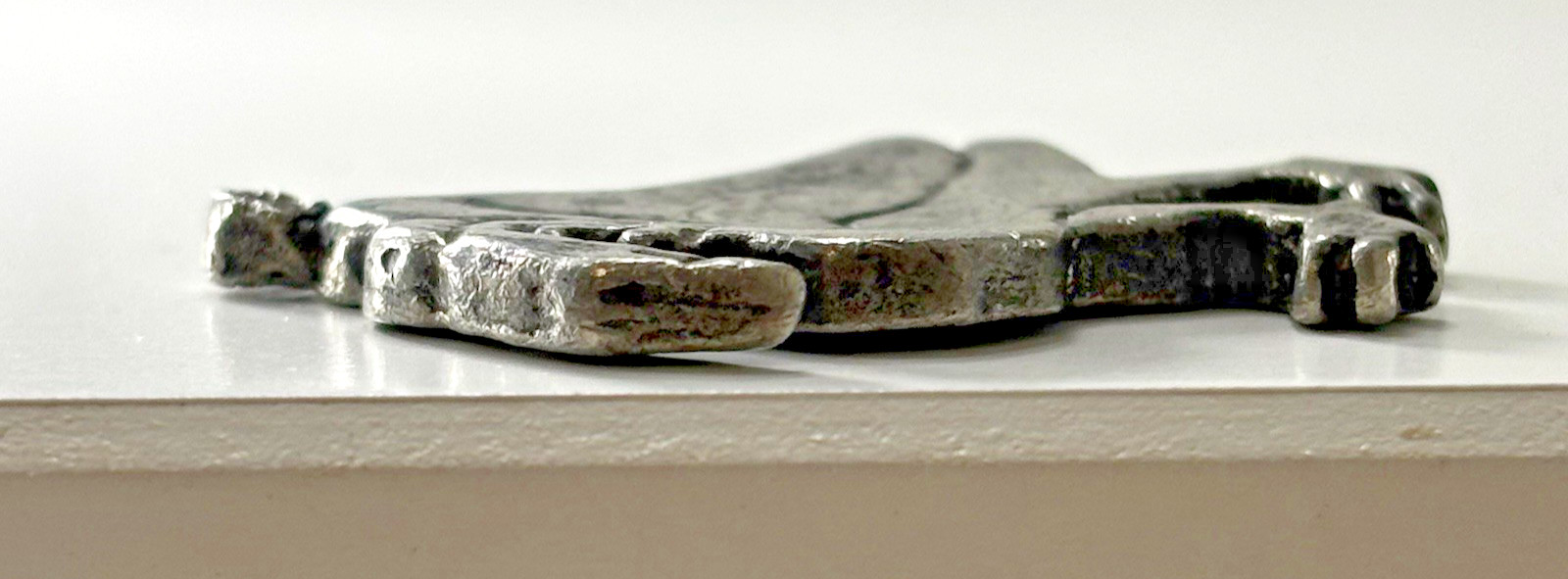 Vintage Buckingham Pewter Swan Pendant – Old Gaol Buckinghamshire England 90s