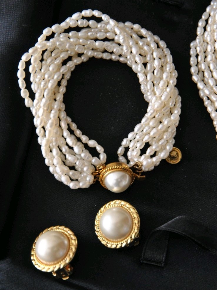 Vintage Andre Piasso Freshwater Pearl Suite