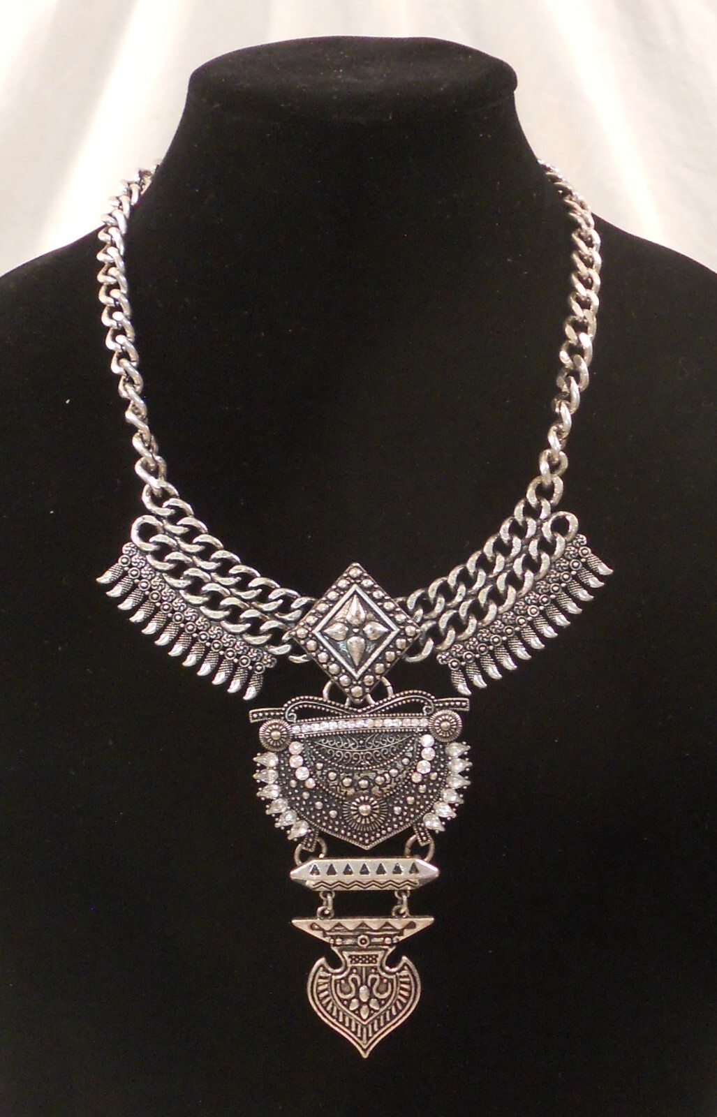 Sugarfix By Bauble Bar Silver-tone Statement Bib Necklace
