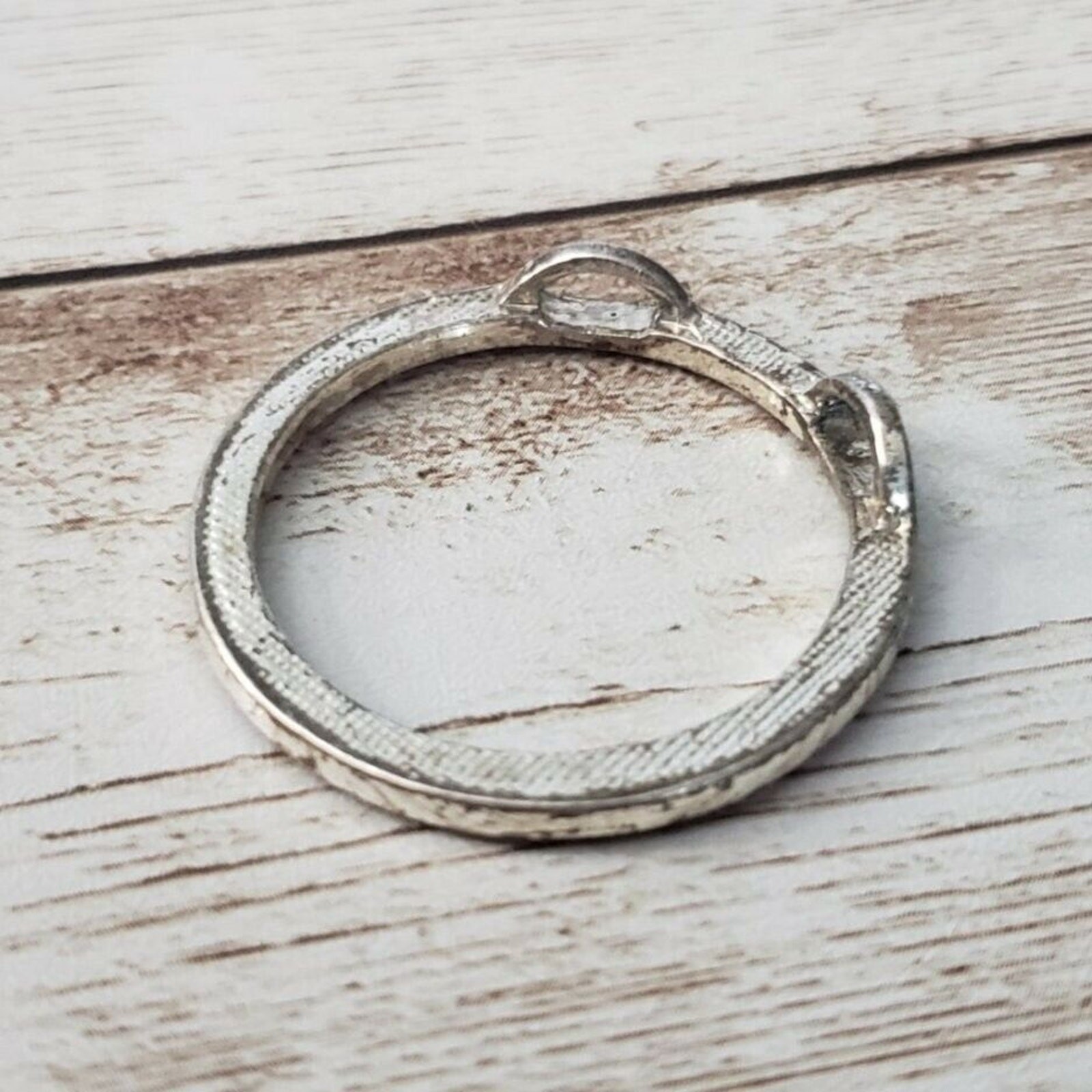 Vintage Pendant – Large Pink Gem Circle – No Chain Included