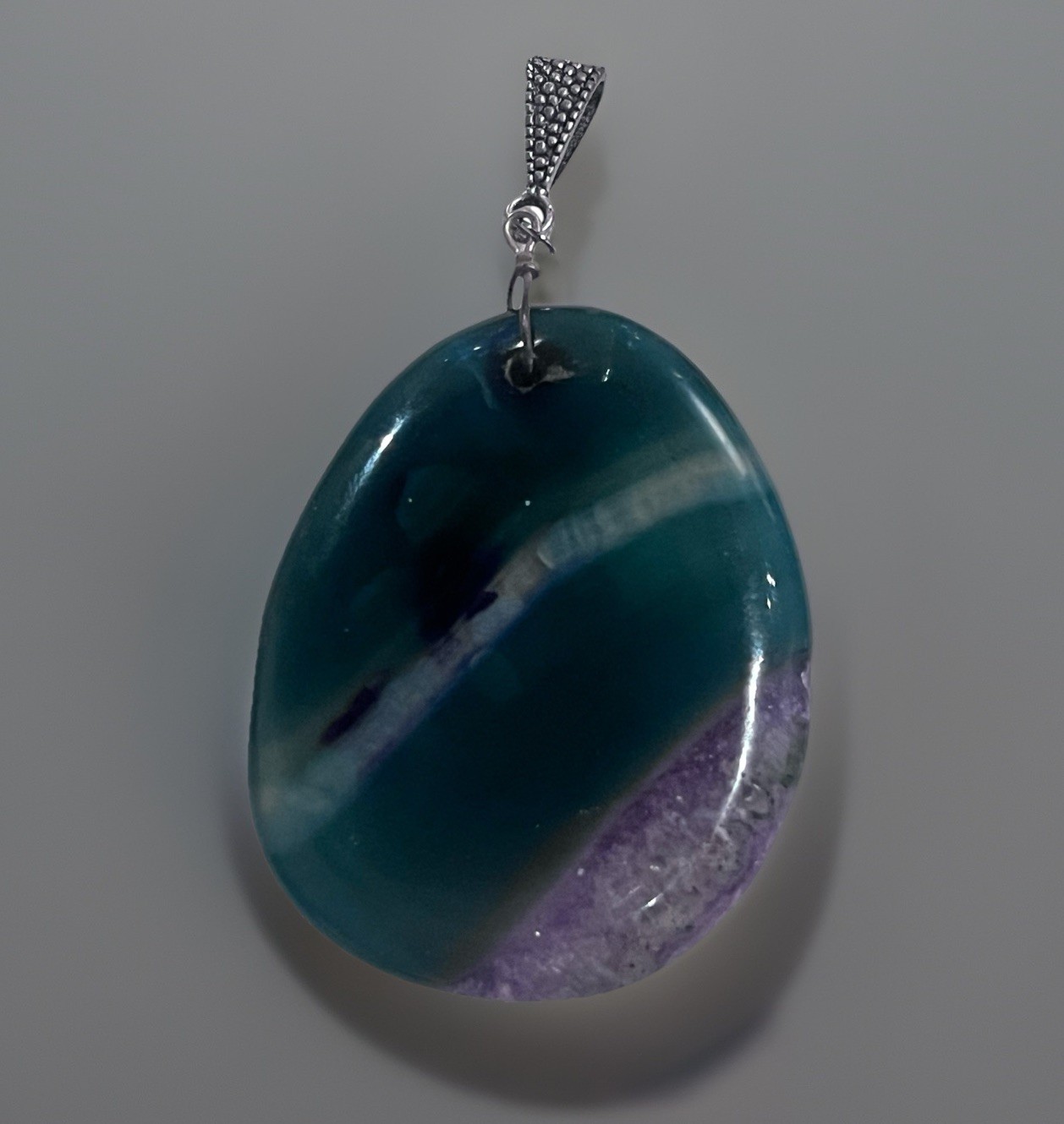 Handmade Stone Tear-Drop Shape Pendants Artesian Art-to-Wear 3pcs Natural BOHO
