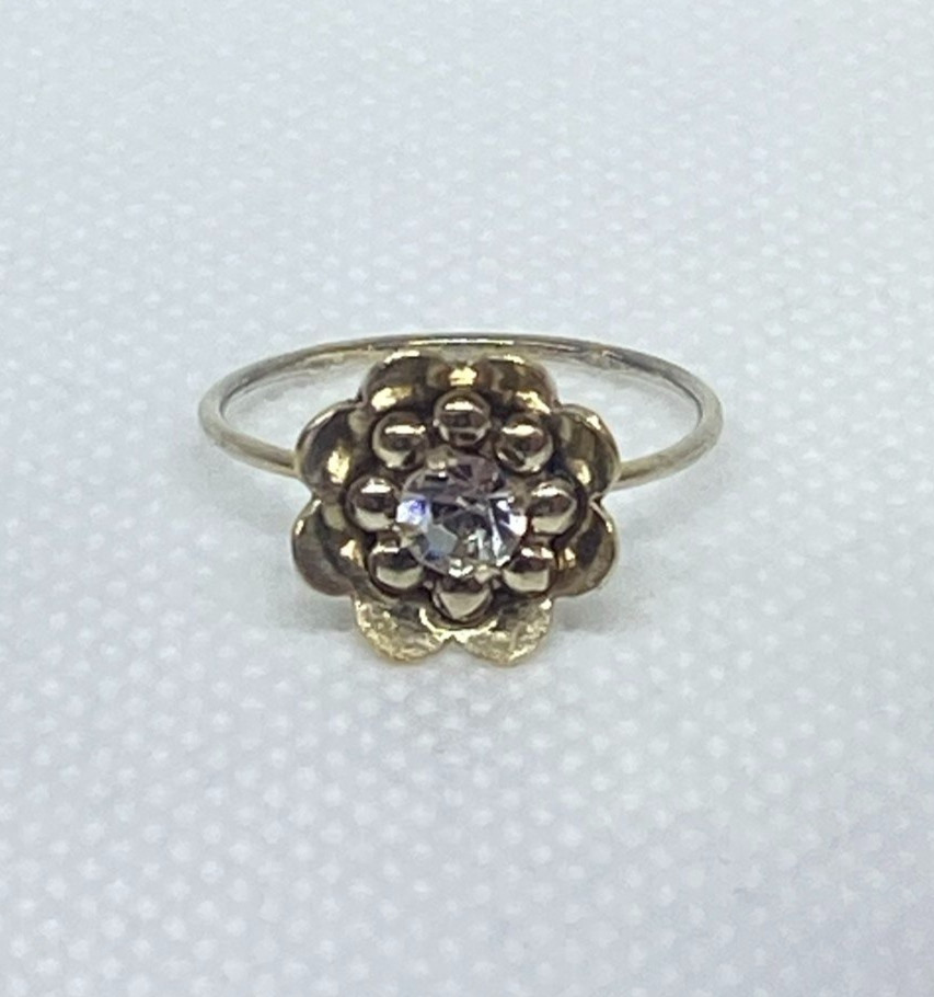 Rings Silver 875 Size 7.25 . Weight 1.41 g. Soviet Vintage Jewelry USSR