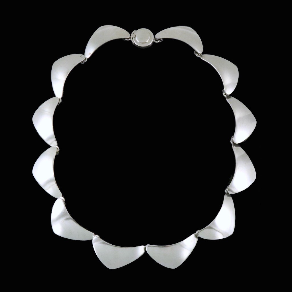 N.E. From – Denmark. Sterling Silver Necklace. 1960s.