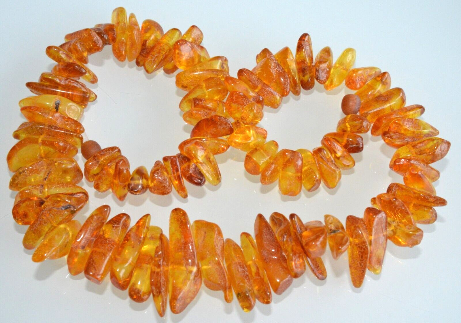 69gr RUSSIAN SOVIET BALTIC AMBER BEAD NECKLACE 琥珀 BRACELET STONE PENDANT EARRING