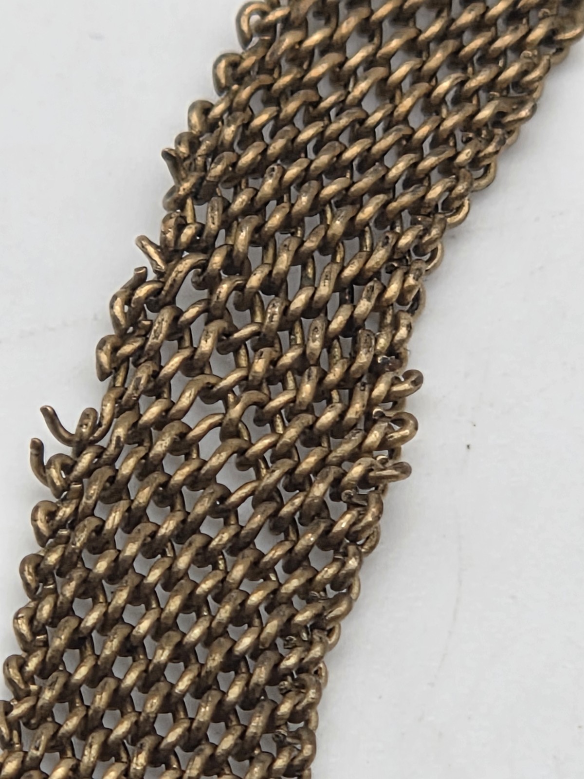 Antique Victorian Engraved Book/Mesh Chain with Engraved Locket Pendant