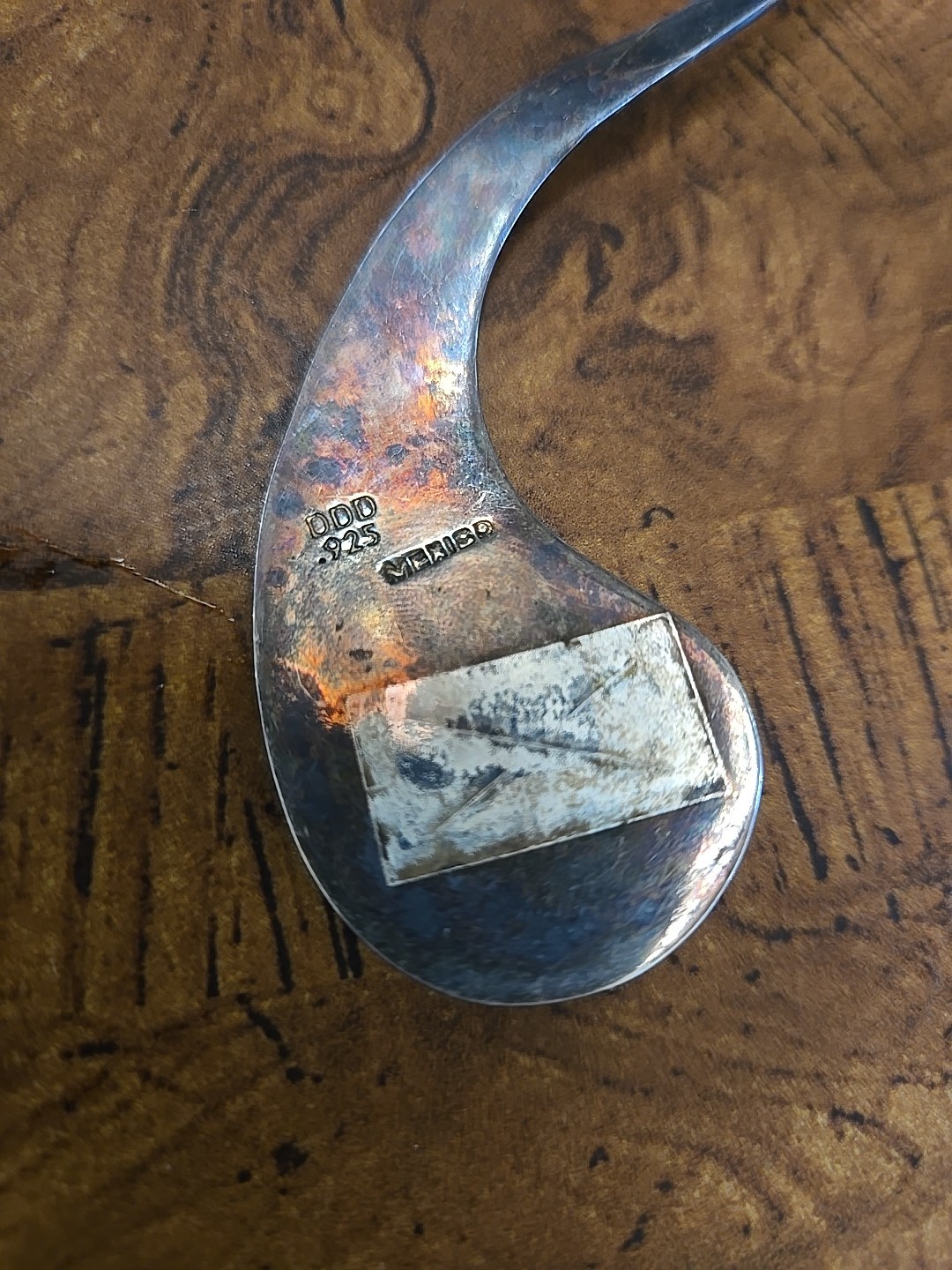 Vtg DDD Dominique Dinouart Mexico Modernist Sterling Silver 925 Collar Necklace