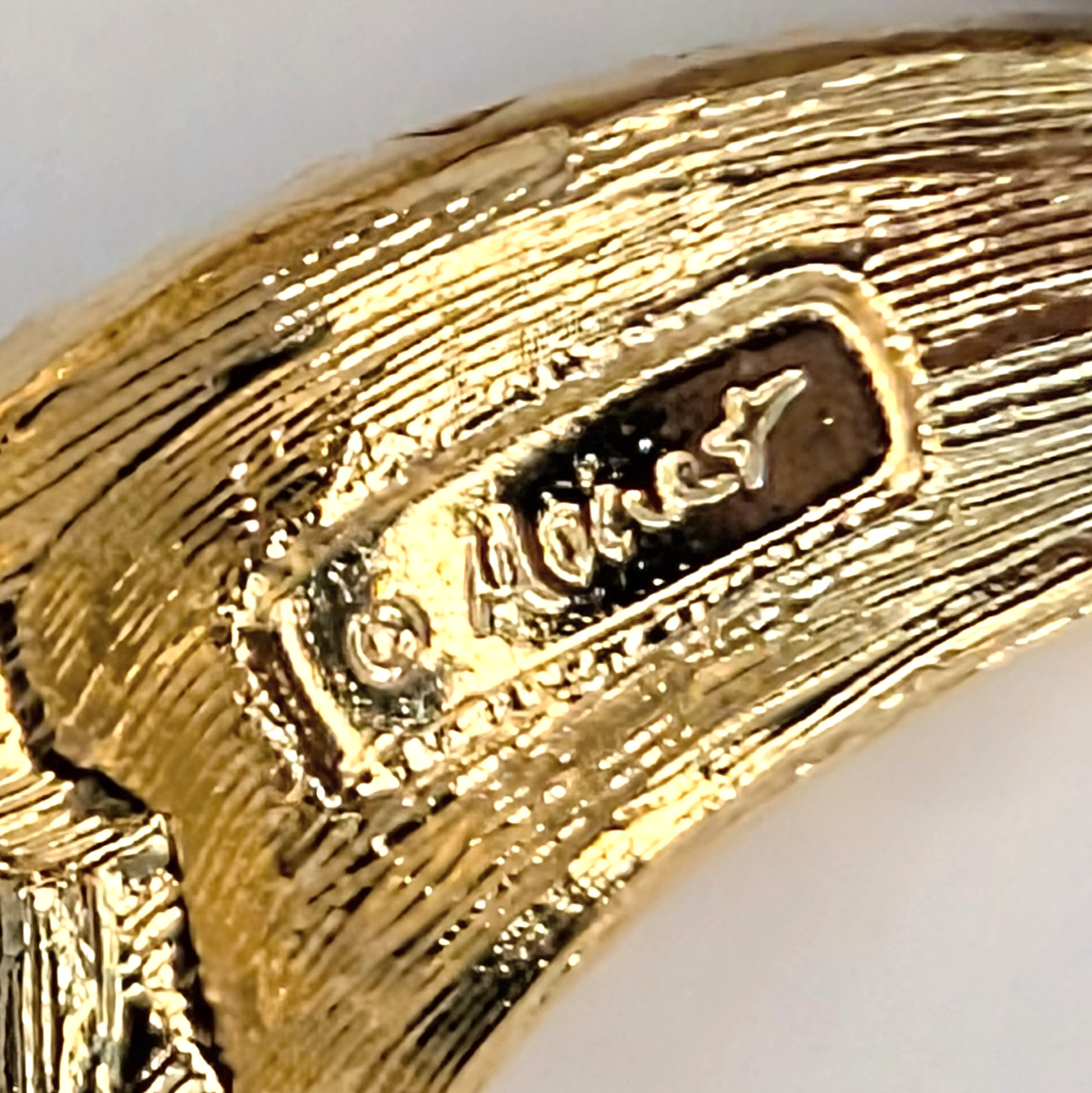 Vintage Monet Bow Brooch Gold-tone Plated Pave Clear Crystals 1980s–1990s