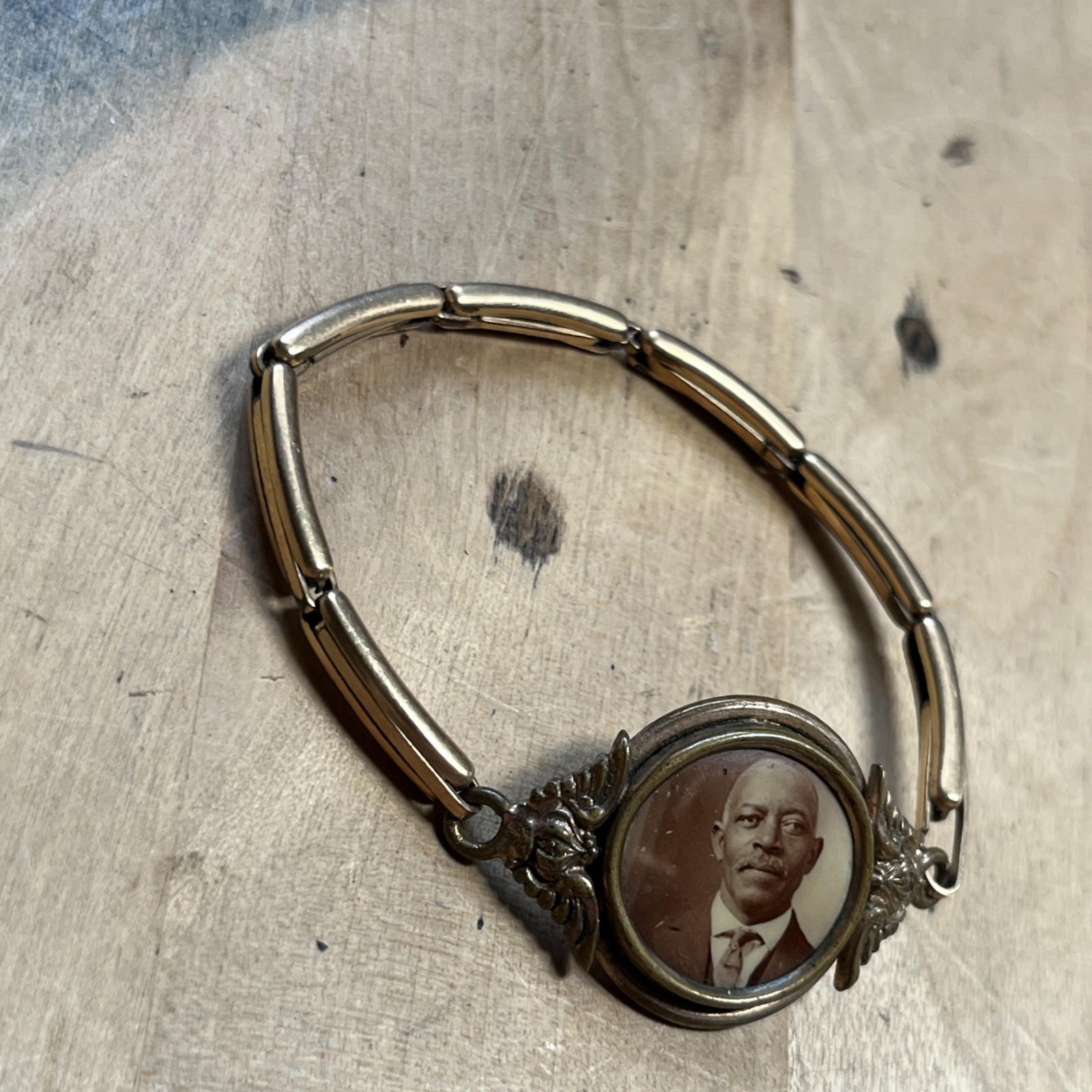 Antique Victorian Stretch Bracelet African American Man Circa 1920s — K1