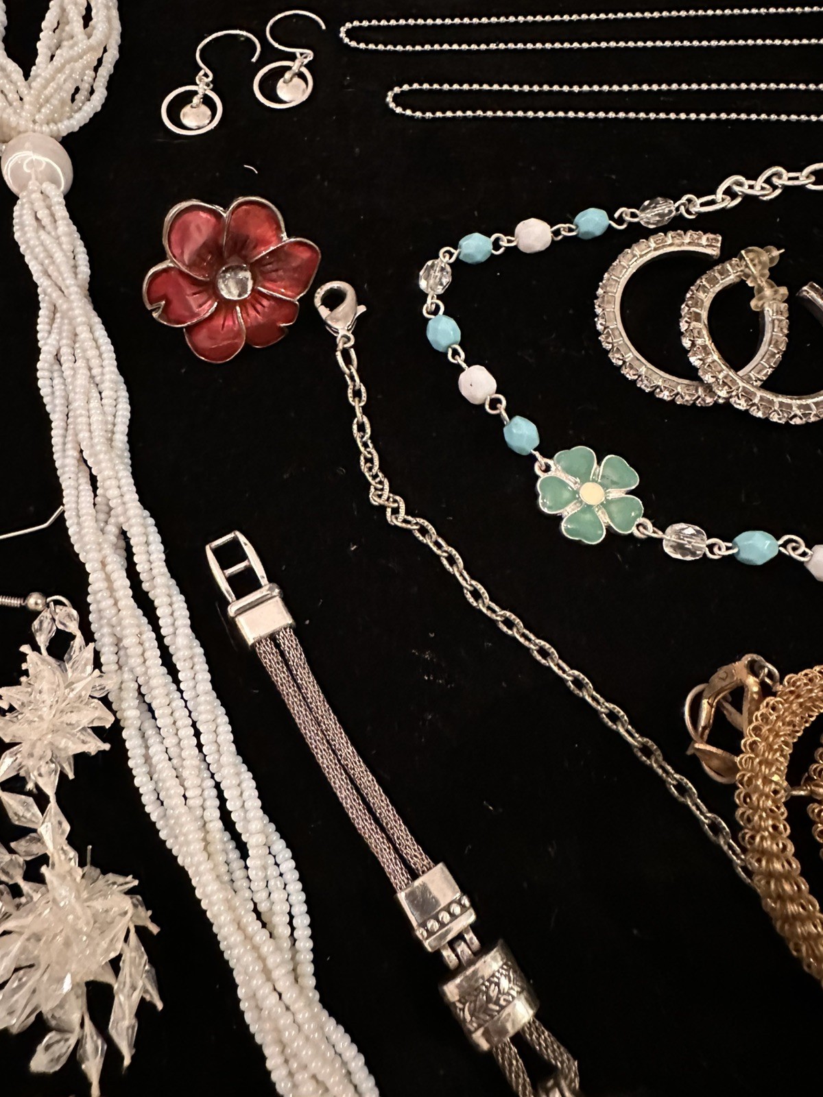 Vintage Costume Jewelry ALL WEARABLE used Lot Some Signed