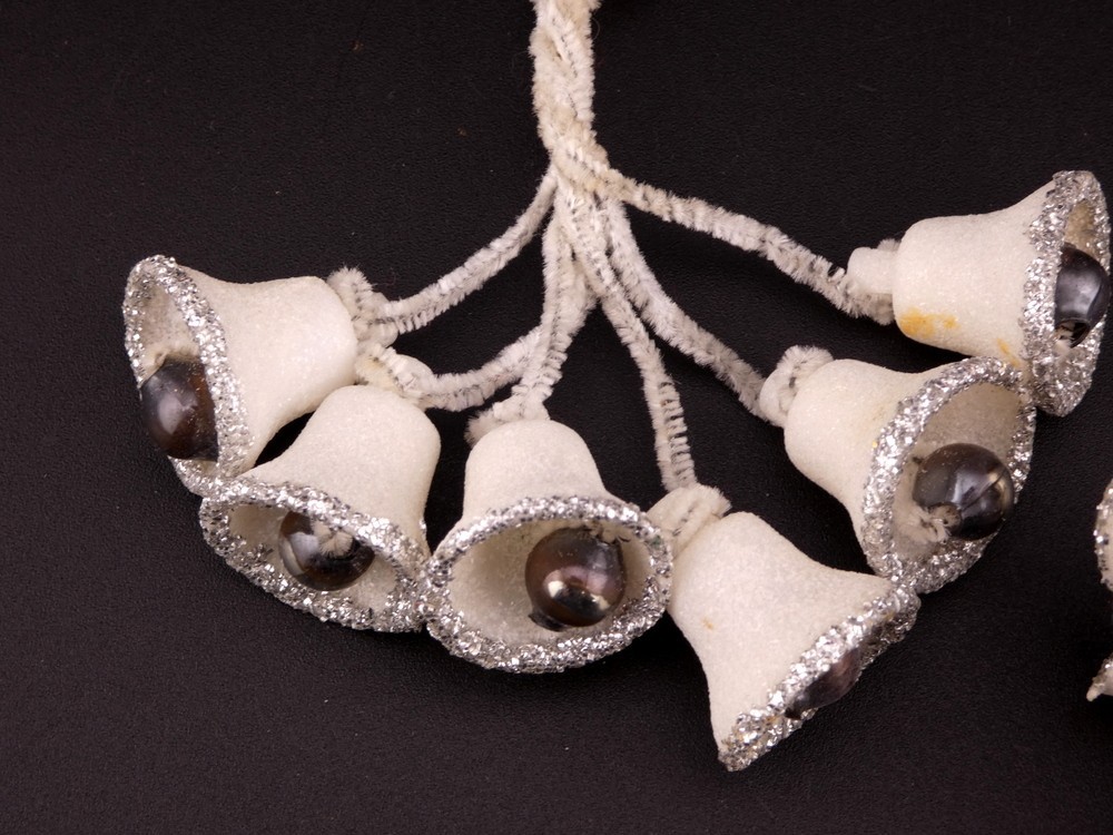 Vintage Glass Faux Moonstone Cabochon Brooch Pin and Clip On Earrings Set