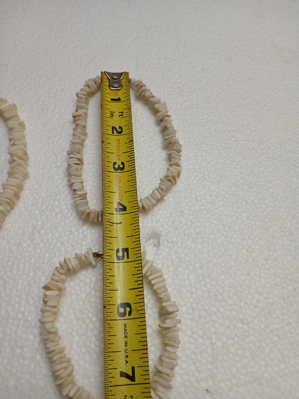 Puka Shell Chips Necklace 3 Pc Statement Necklace, Wrist & Ankle Bracelets