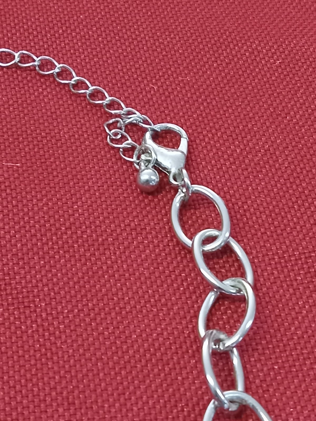 Vintage Silver Toned Double Strand Chain 18″ Necklace