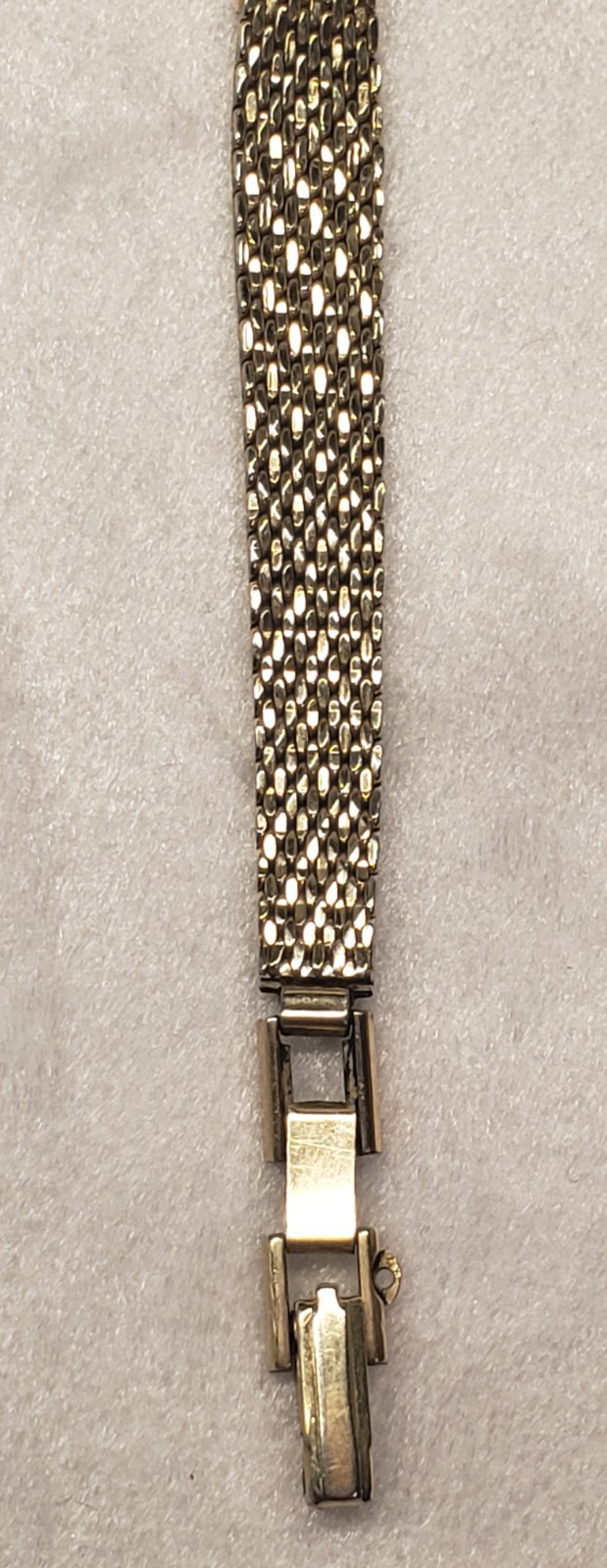Vintage 10K Yellow RGP Wittnauer Geneve Petite Ladies Watch 10K GF Mesh Band