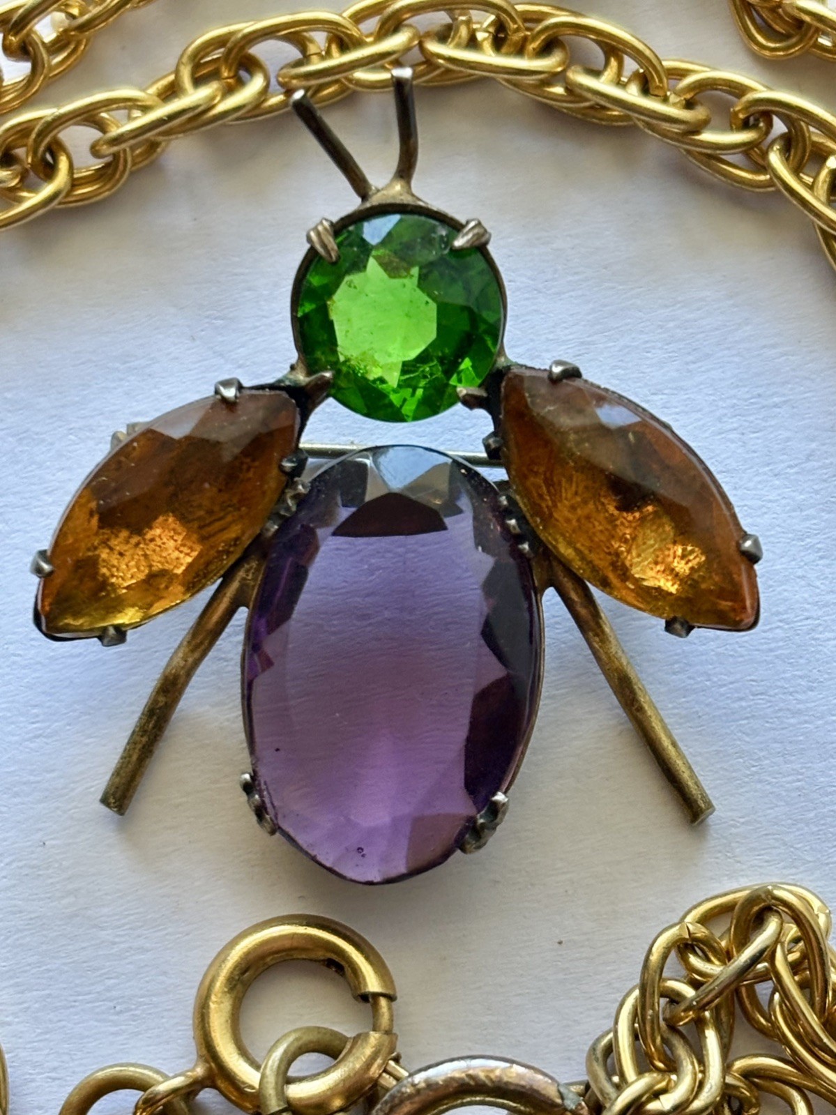 SIGNED Adele Simpson Necklace Brooches Collection 3 Pins 1940s~50s Lot Vintage