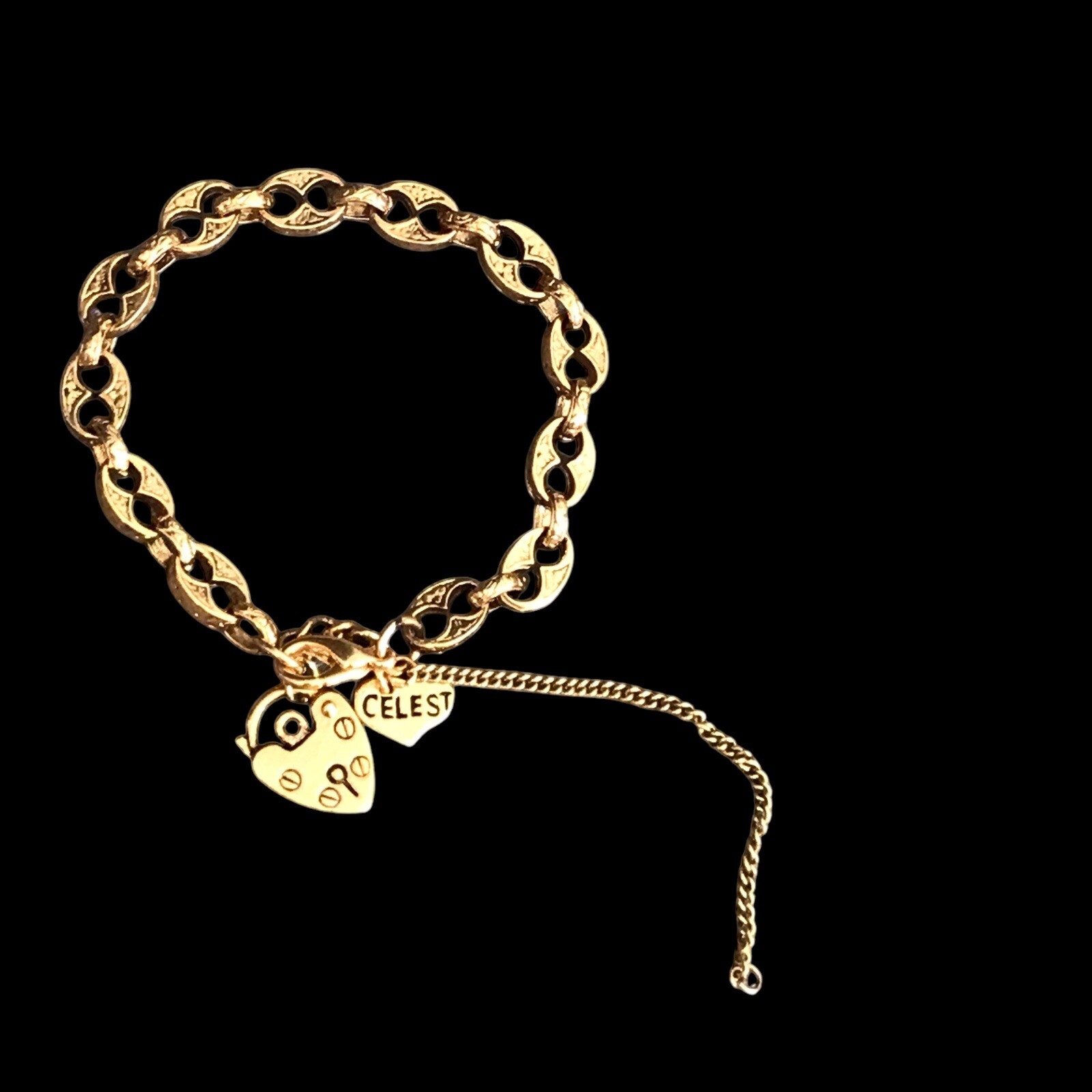 Ladies Unbraned Golden Color Unisex Party Bracelet Bangle Chain Daily Use