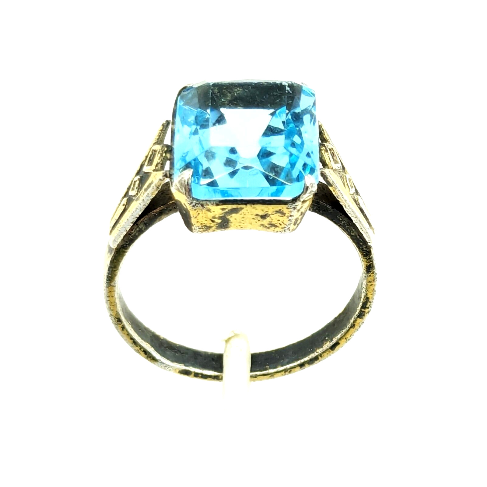 Vintage Luxury Soviet Silver RING ⭐875 stamp Star USSR size: 8US (18.5mm) | #100