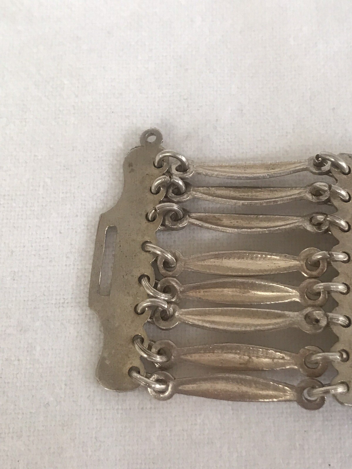 Vintage Sterling Silver Taxco Mexican Mayan Linked BOHO style Bracelet.