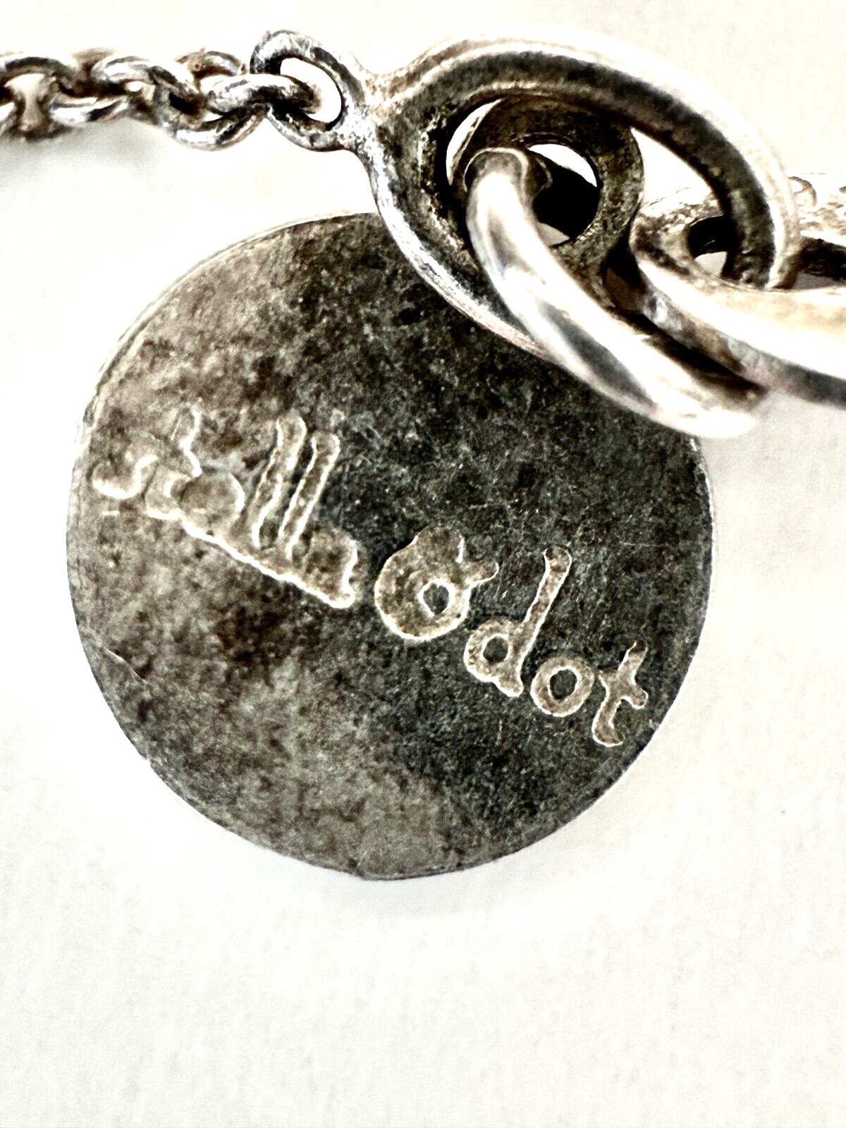 Vintage Sterling Silver & CZ Infinity Cross Pendant- Stella & Dot 925 Necklace