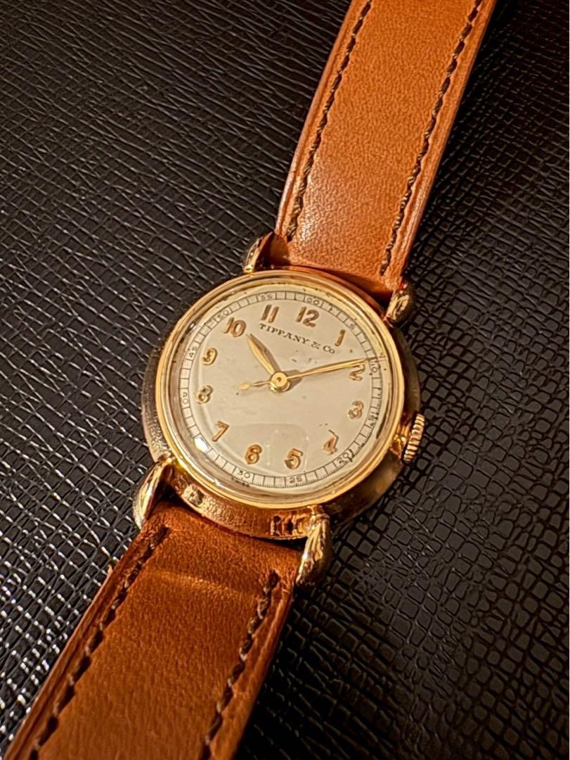 Tiffany & Co By IWC 14K Solid Cal.60 Vintage Hand-wind Watch