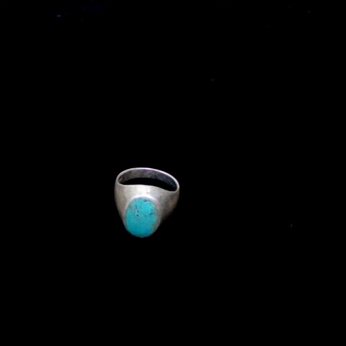 RARE VINTAGE TURQUOISE 925 SILVER RING SIZE 7 J88CR CL88CR BZ8CR JZ85