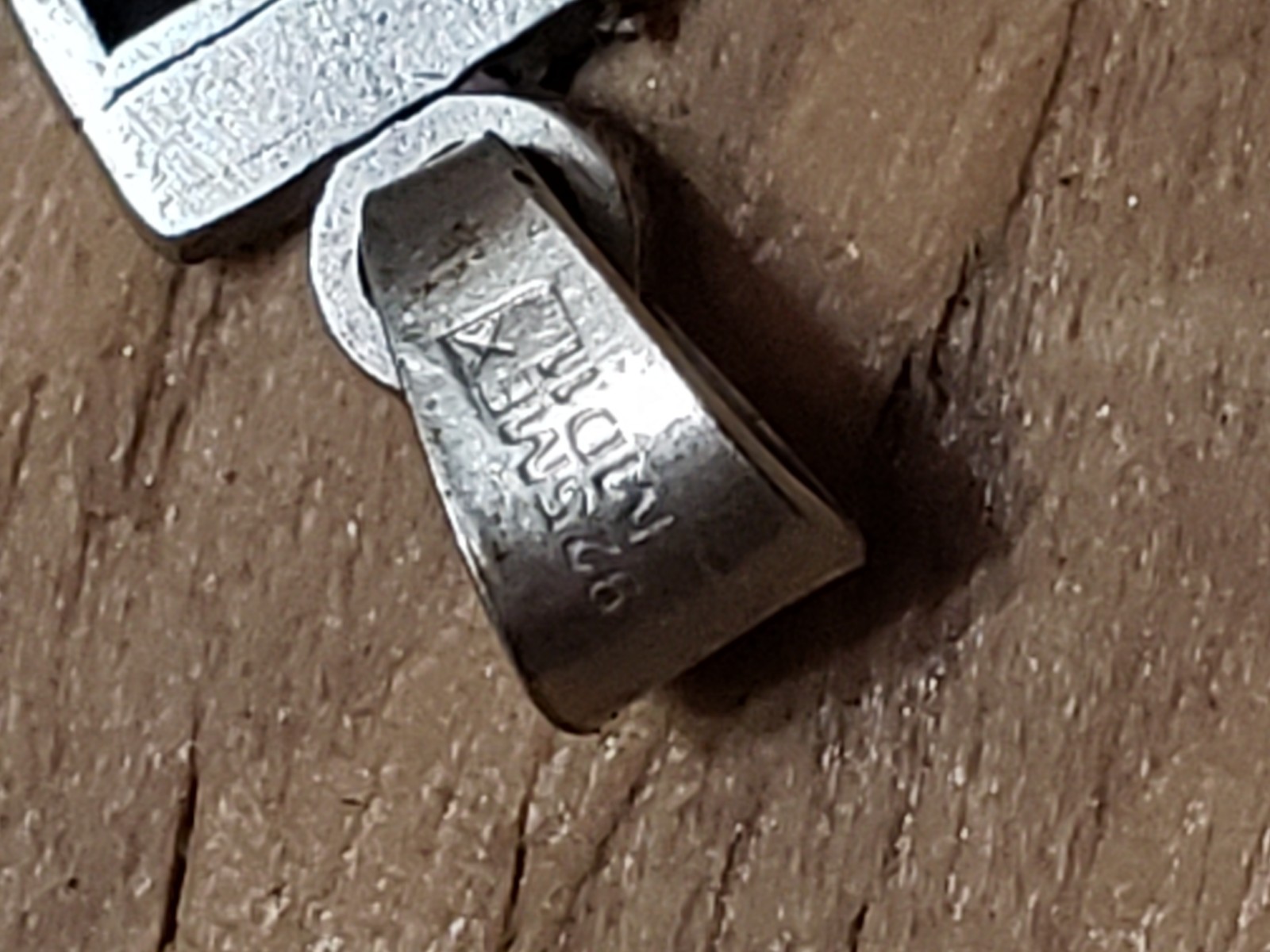 925 MEX MDII silver tooth shape lucky powers pendant