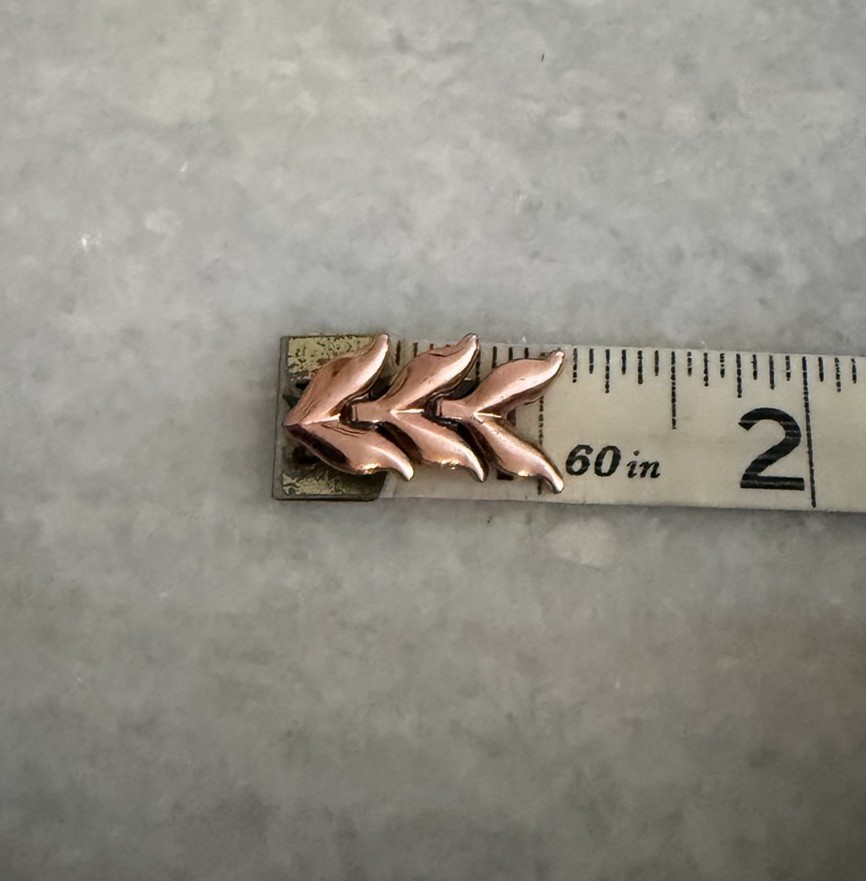 Vintage MCM Renoir Copper Bracelet Clip On Earring Set All Signed