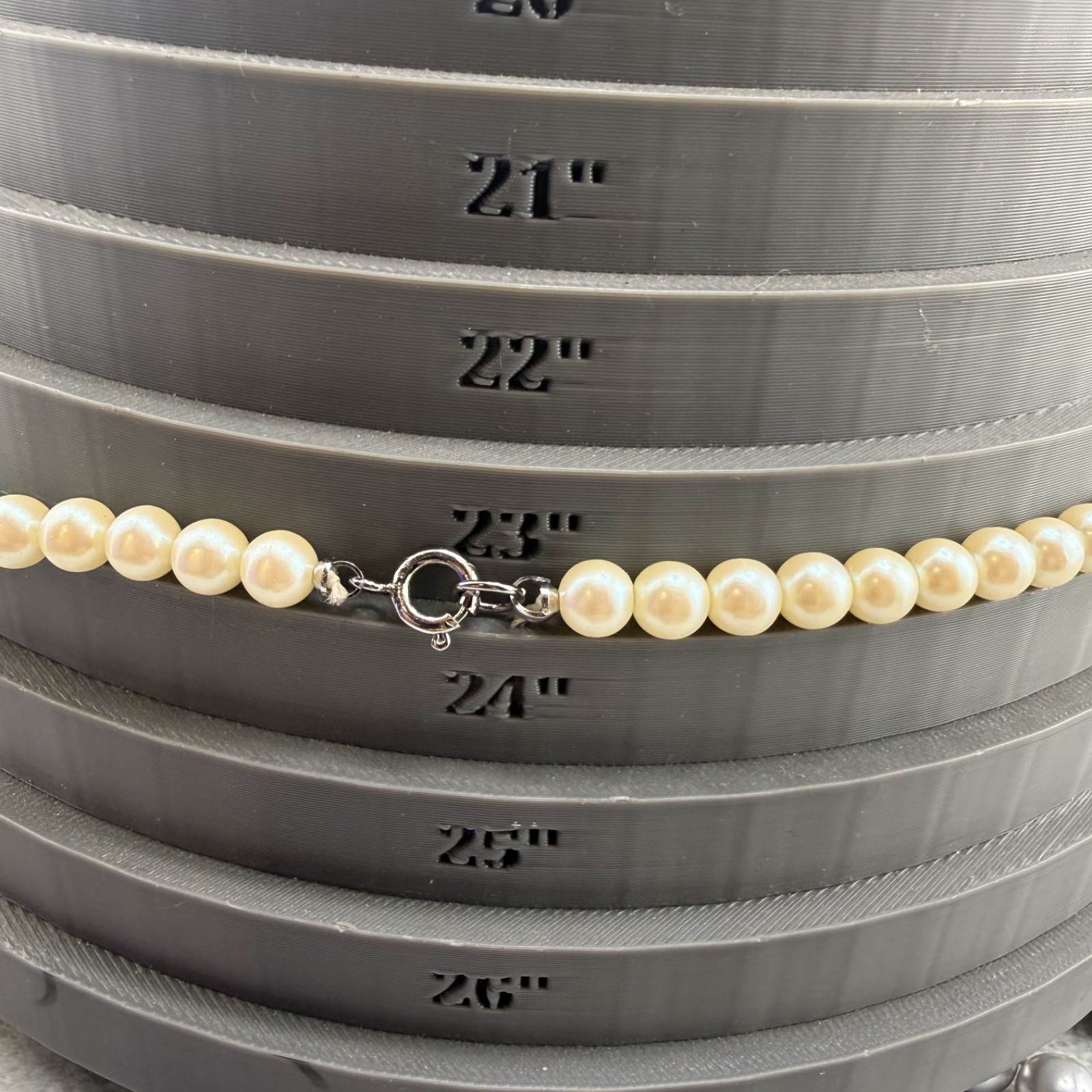 Vintage Necklace Lot of 3 Imitation Pearl 17” 18” 24”