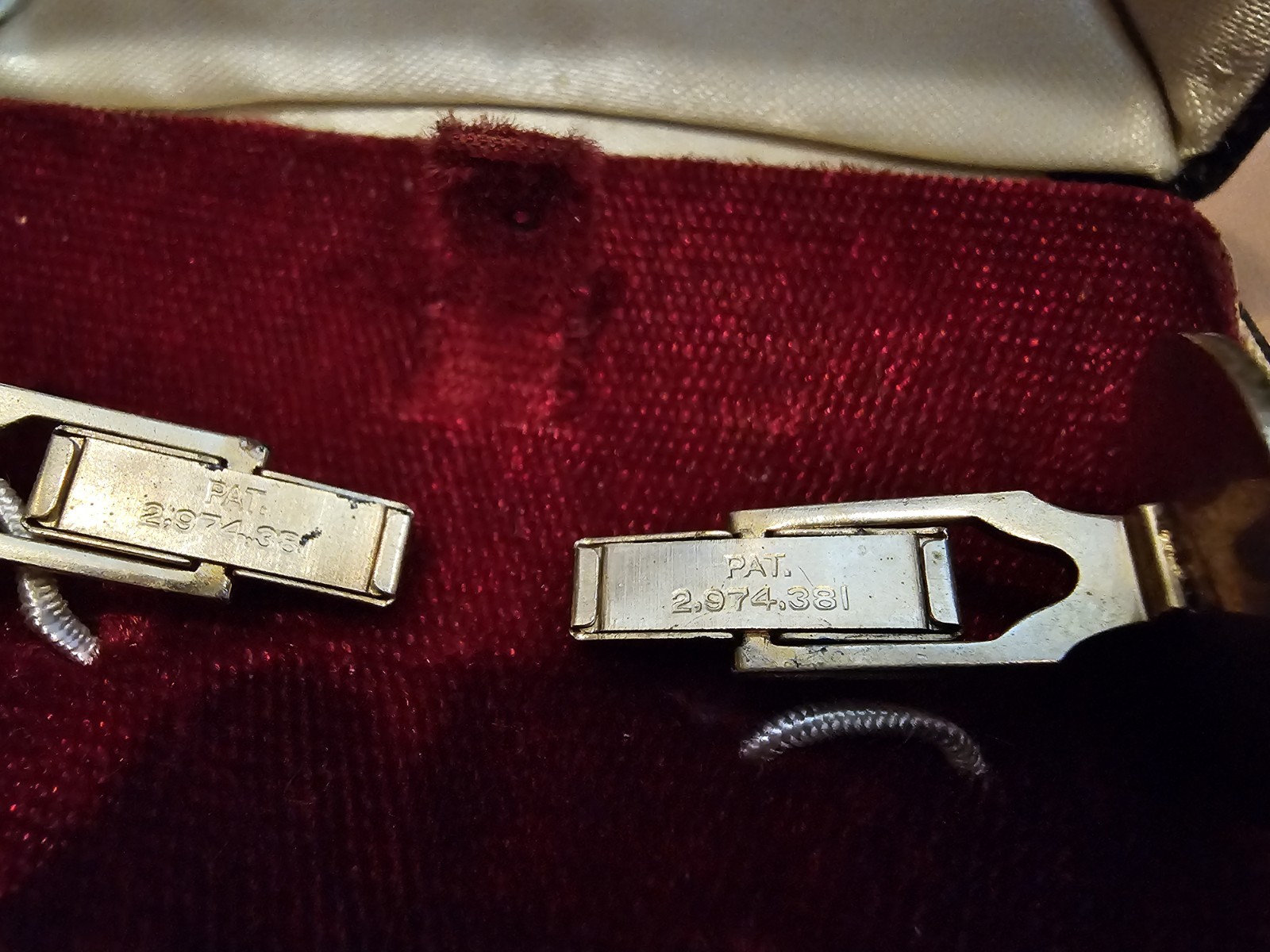 Vintage Gold Tone HADLEY Cufflinks “P” Intial