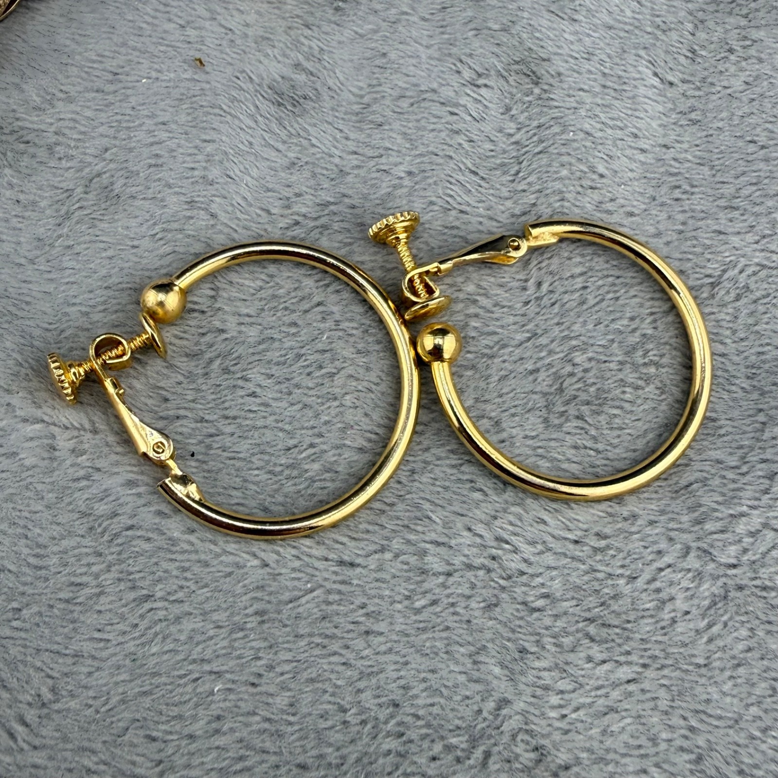 Vintage Clip On Earrings lot of 9 Every Day Wear