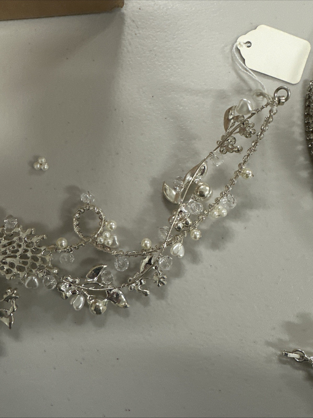 Auction Lot #2 : Rhinestone Headbands and Brooch +
