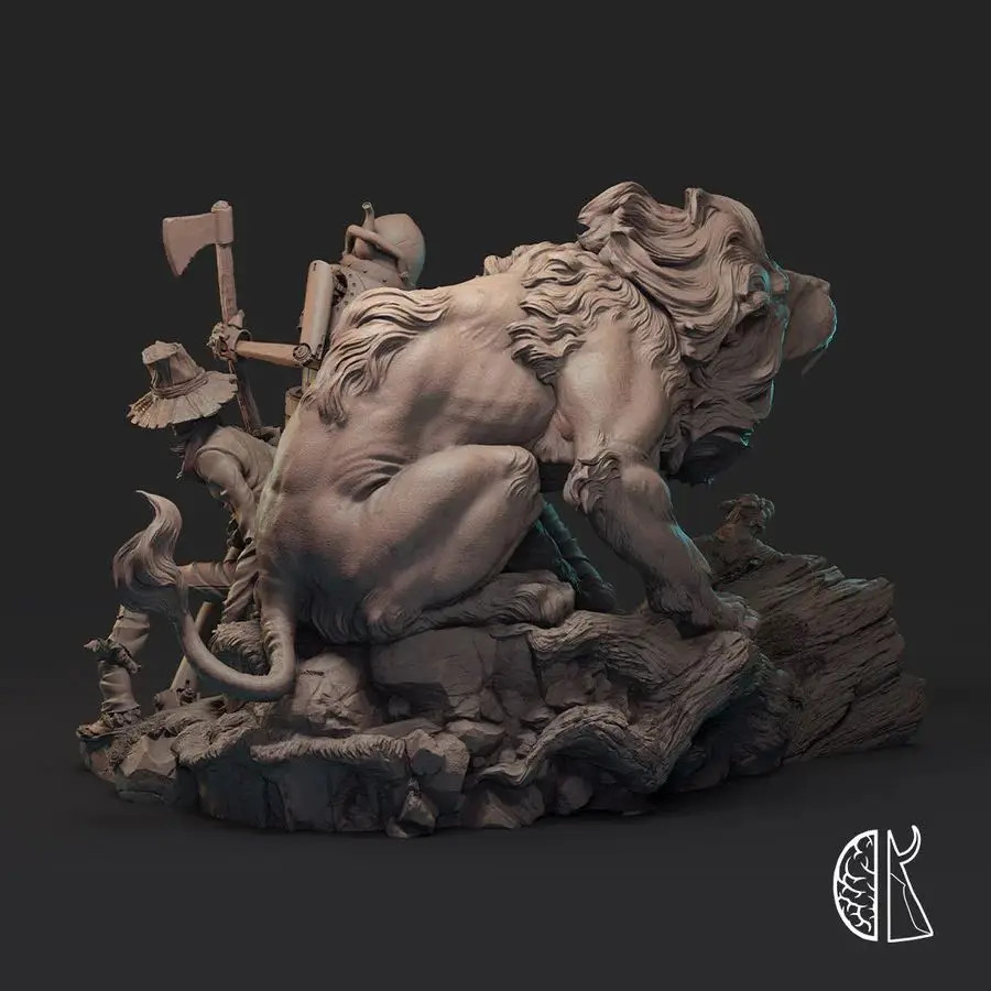 1/24 Resin Model Figure GK，Unassembled and unpainted kit
