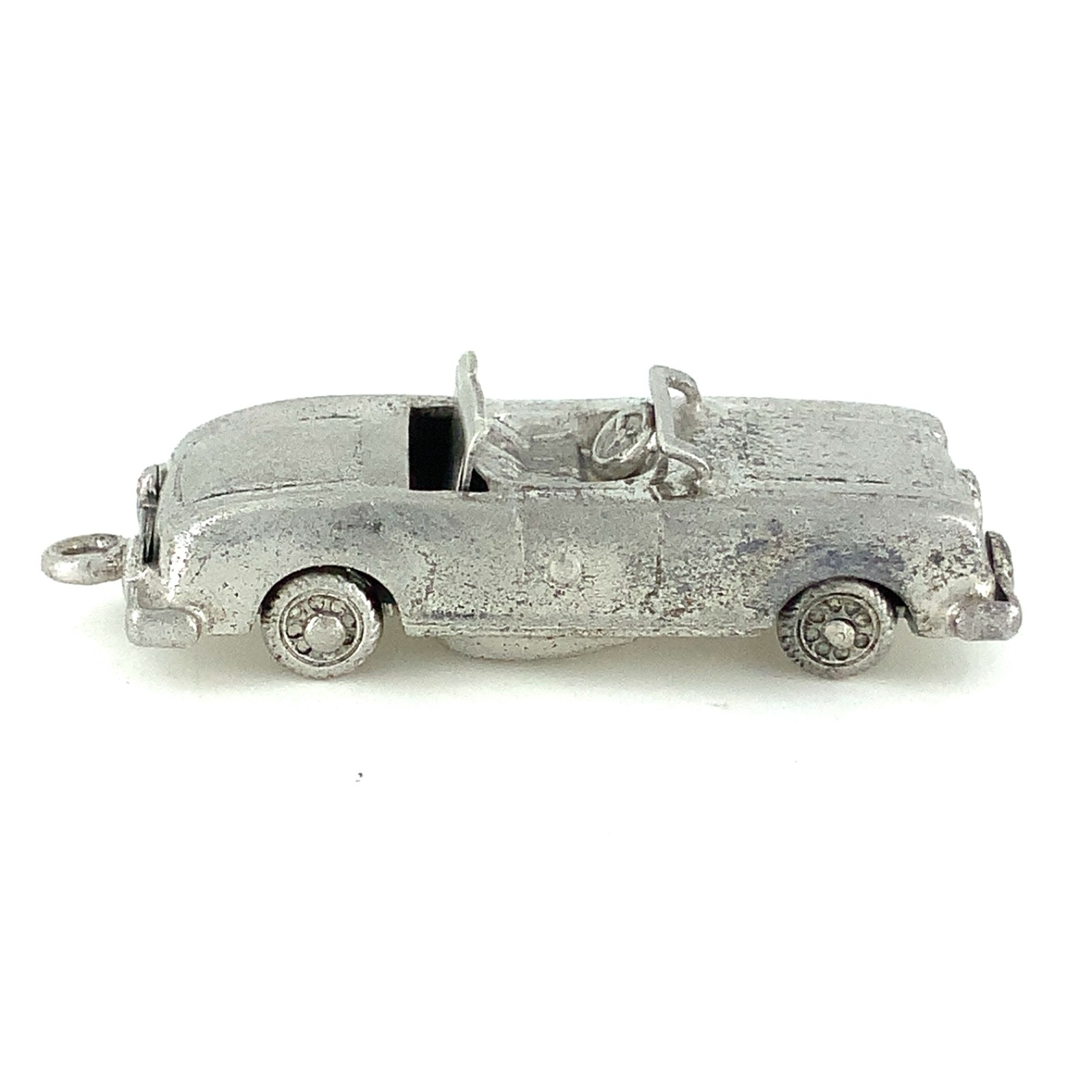 Sterling Silver Vintage Movable Roof Convertible Car Charm