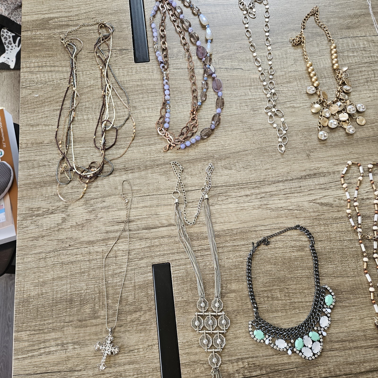 Premier Designs Jewelry HUGE 8+ lbs Necklace Lot 50 Necklaces Modern