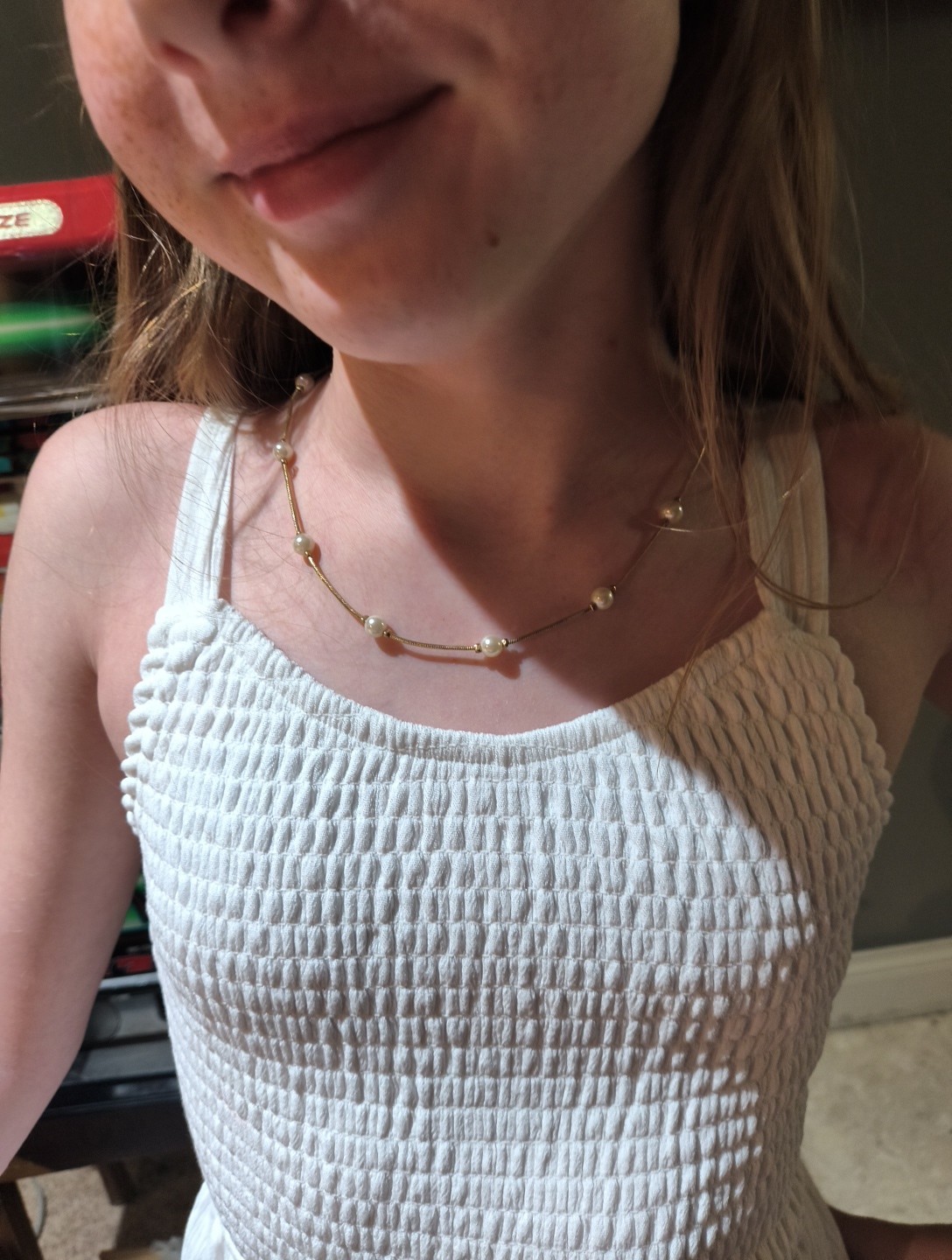 Two Monet Necklaces On The Vintage Side One Is 17.5 In Long 2nd Is 8in