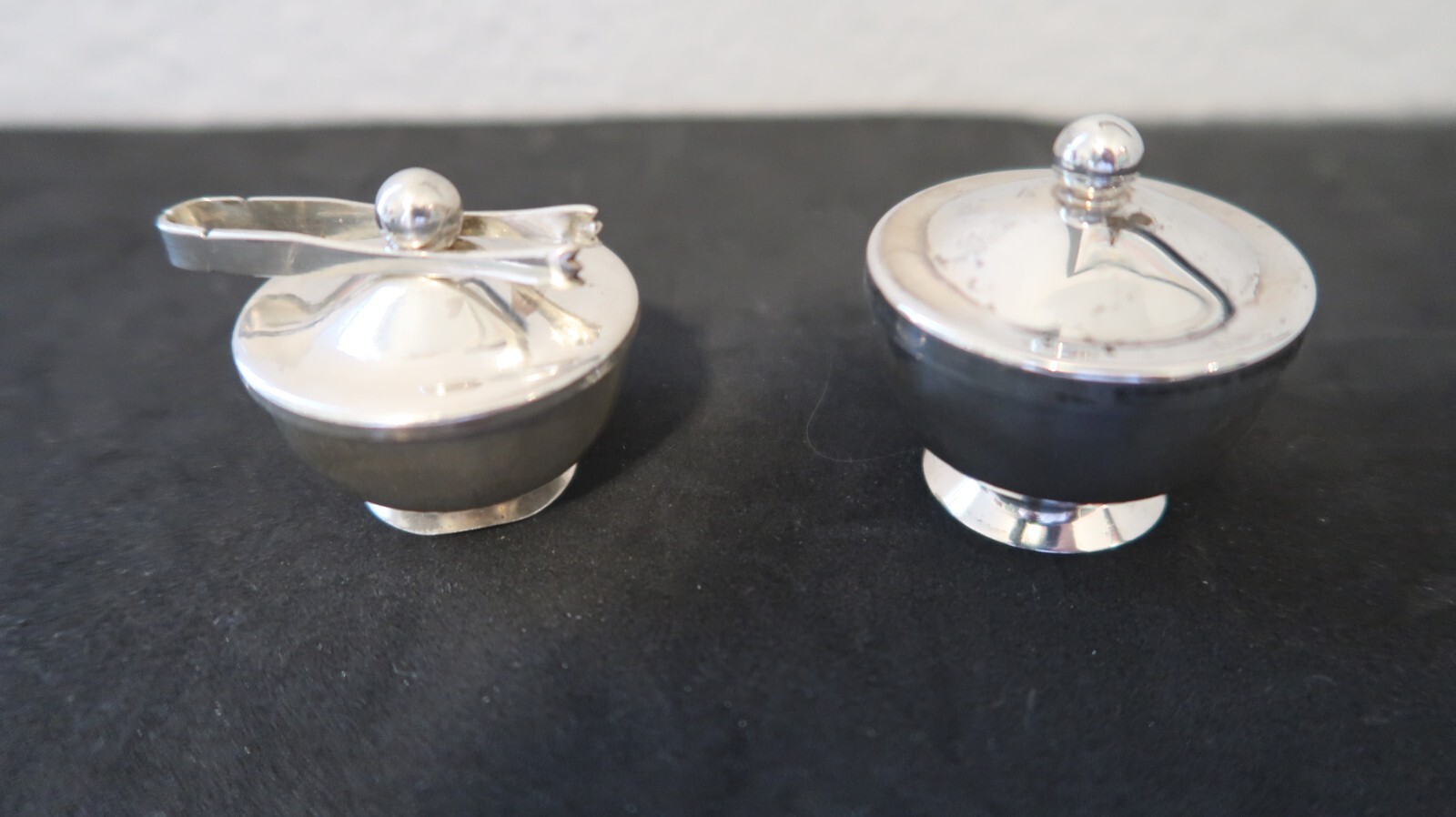 REVERE SILVERSMITHS 1088 STERLING SILVER SACCHARIN BOWL DISH & 1 OTHER STERLING