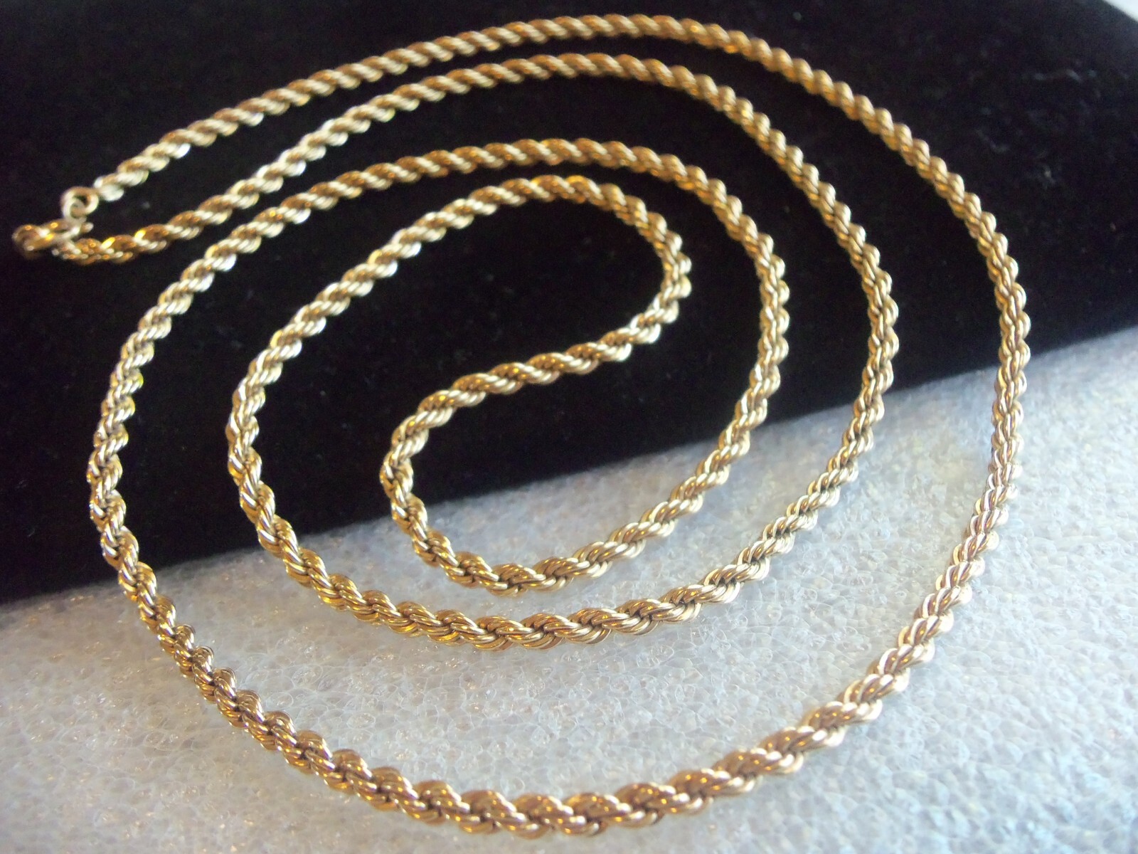 Vintage Gold filled Chain Necklace 33 in 22.5 grams Fifth Avenue