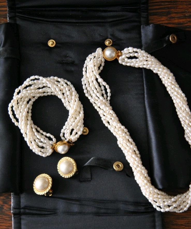 Vintage Andre Piasso Freshwater Pearl Suite
