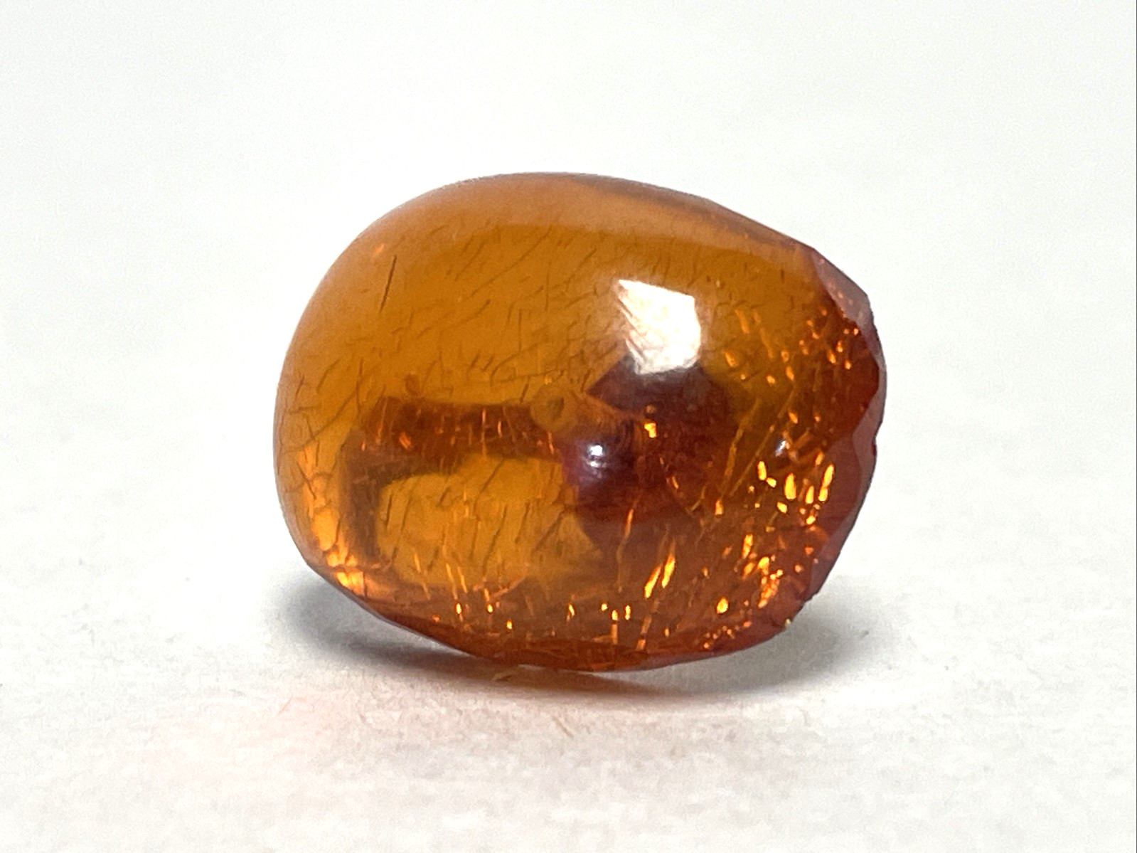 Vintage Signed Gold Filled Baltic Amber Screw Back Earrings Honey Brown 5.23g