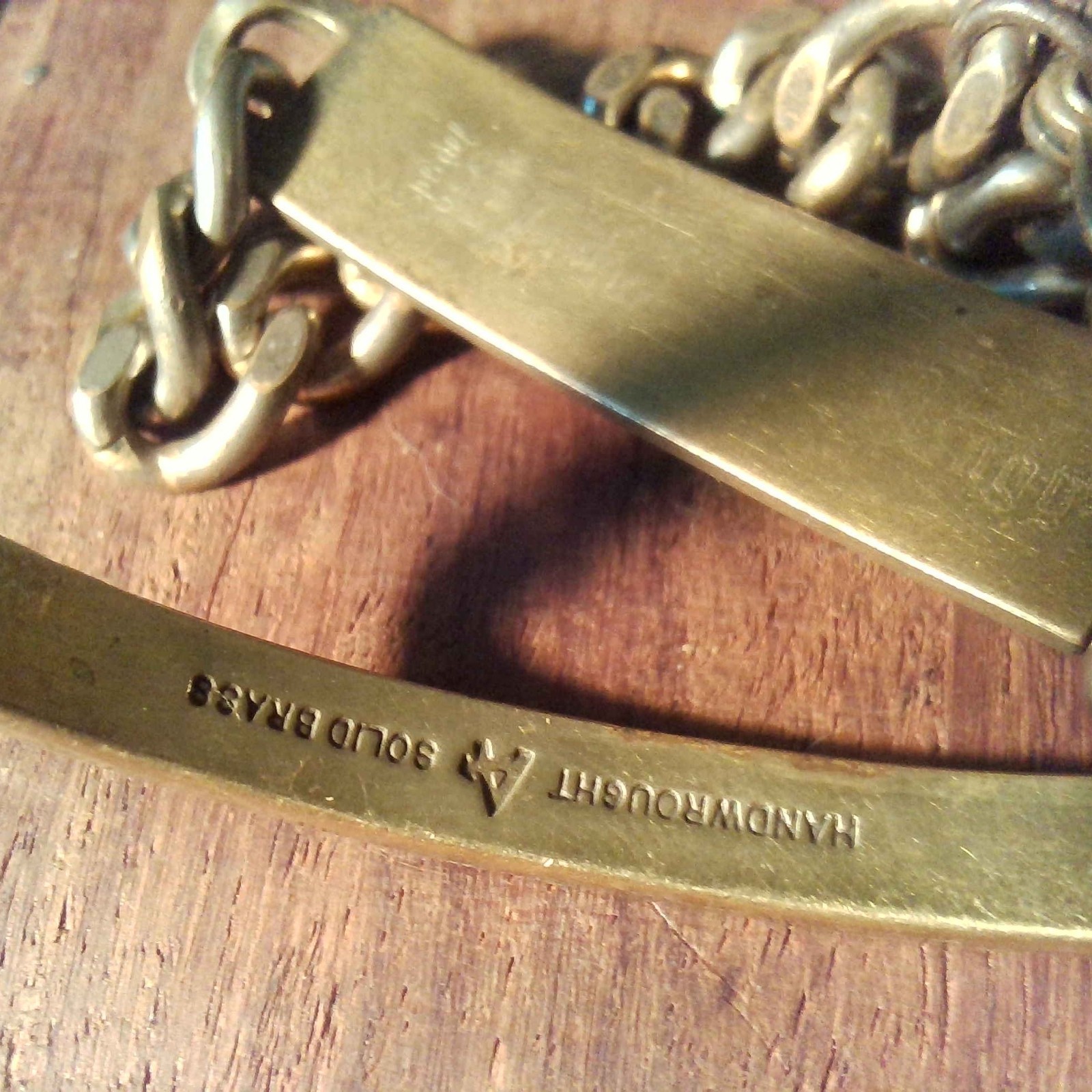 Estate Jewelry Reseller Lot Speidel USA ID Bracelet Copper Turquoise Bangle