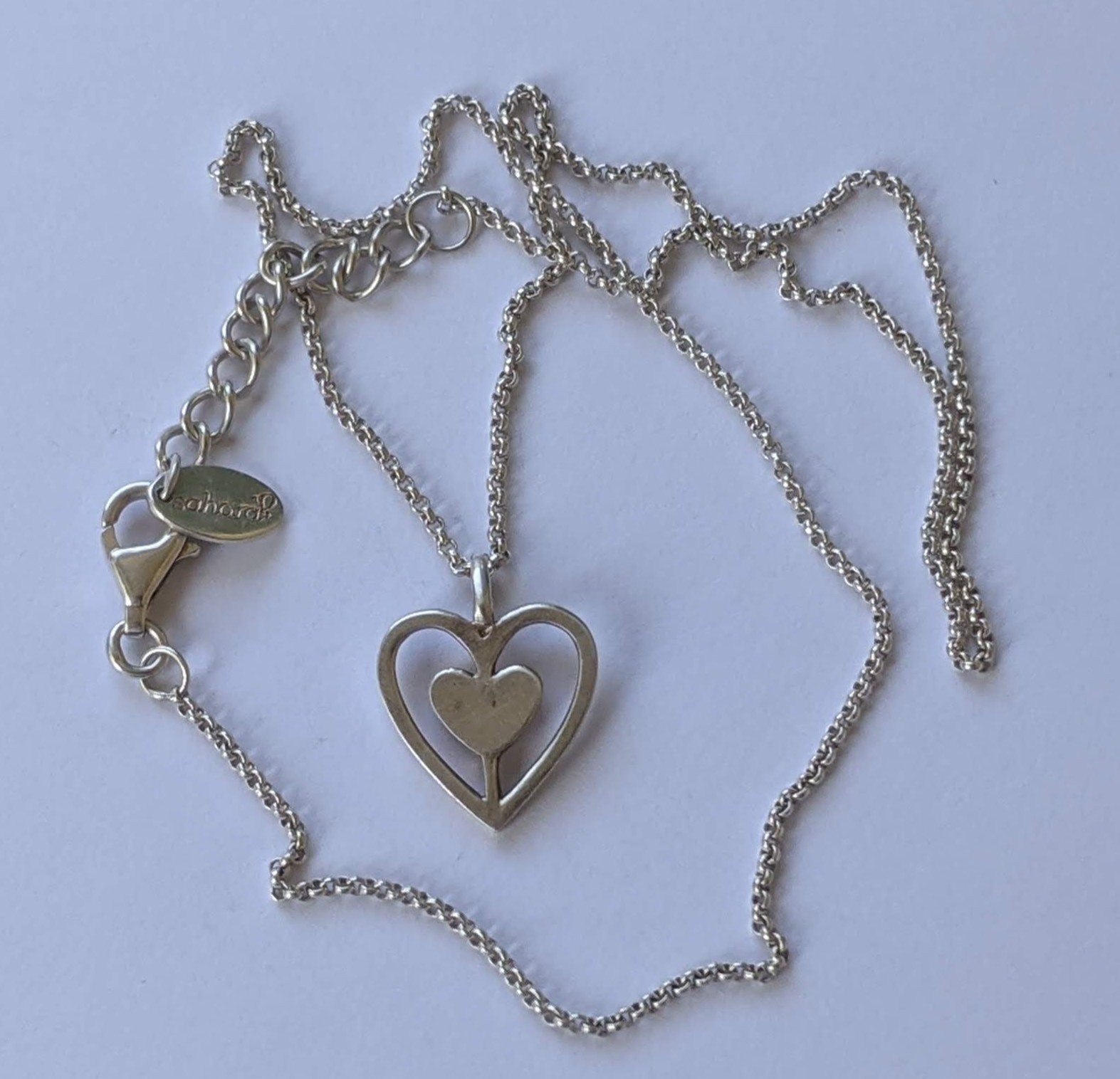 Vintage Necklace sterling silver 925. Сhain length 45 cm. Weight 5.85 g. Sahara.
