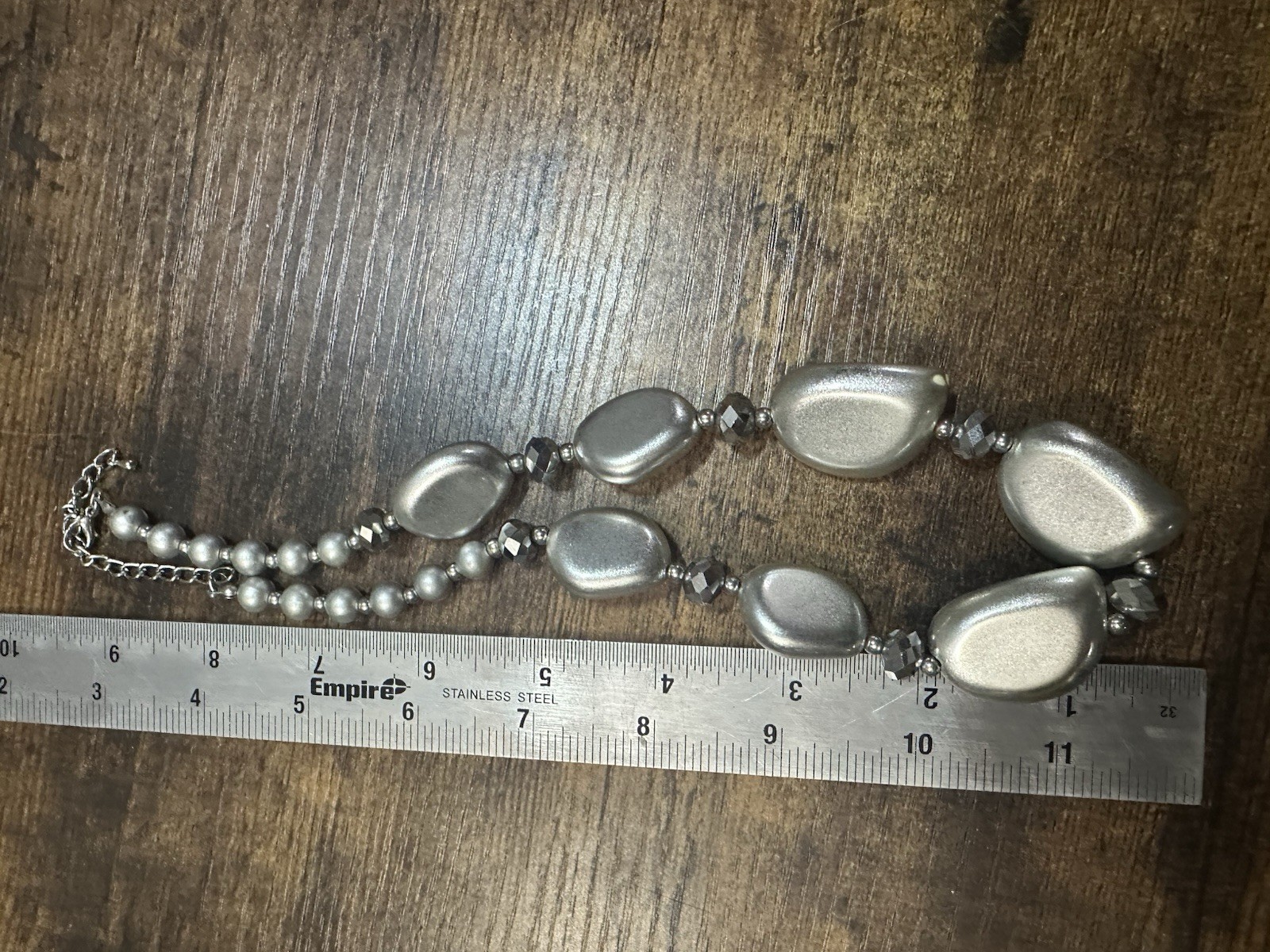 Vintage Beaded Necklace Lot 4 Glass Acrylic Statement Seed Bead Jewelry