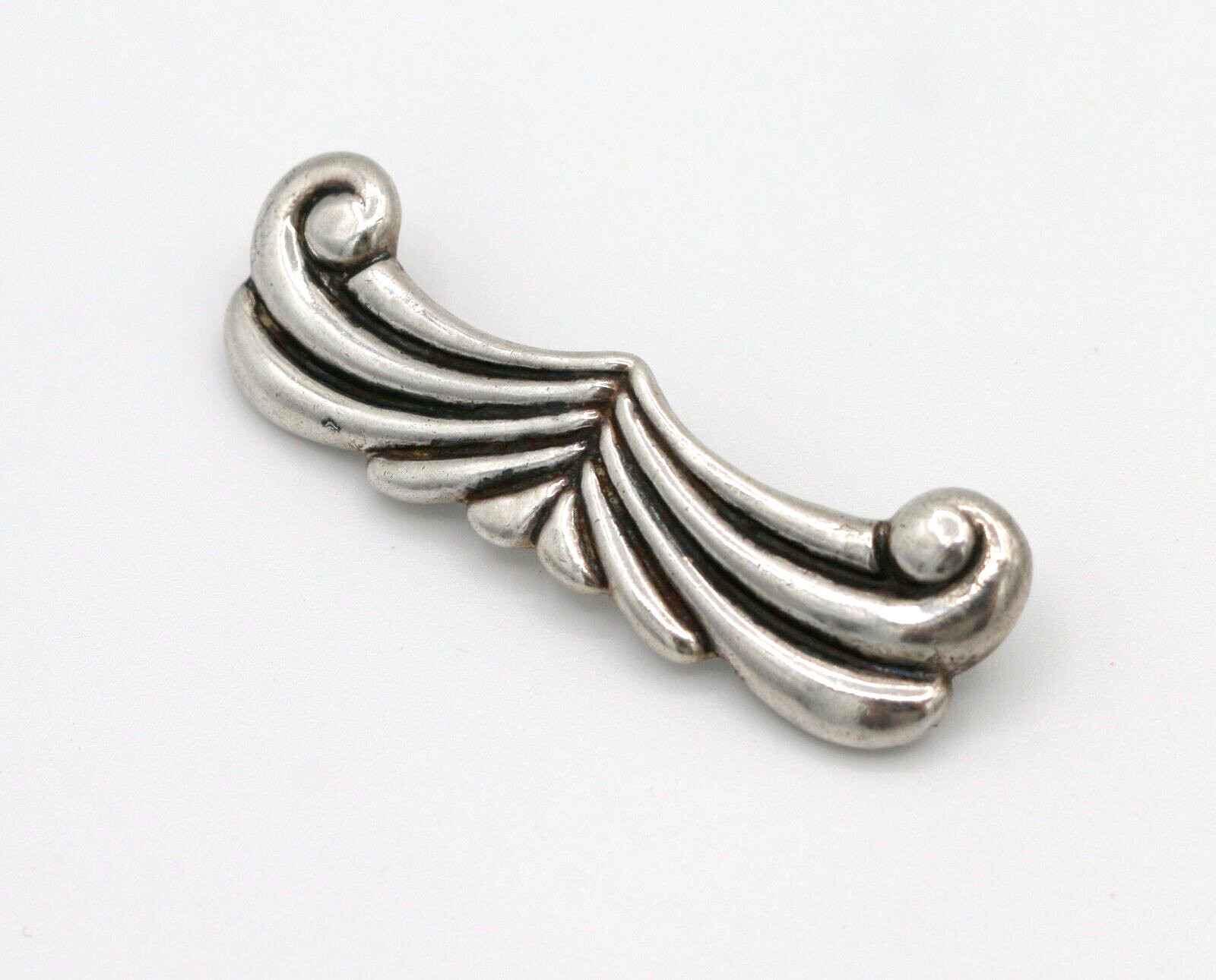 Vintage Los Castillo Sterling Silver 925 Taxco Mexico Modernist Pin Brooch 9.3g
