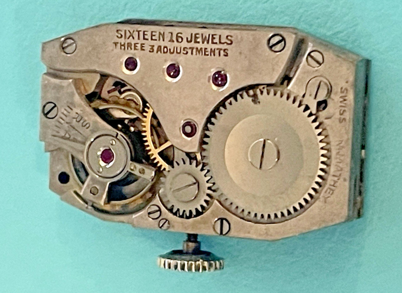 Antique VOGUE Swiss Ladies Watch Movement 16j Runs 25mm x 15mm 3 Adj 🌺🌺
